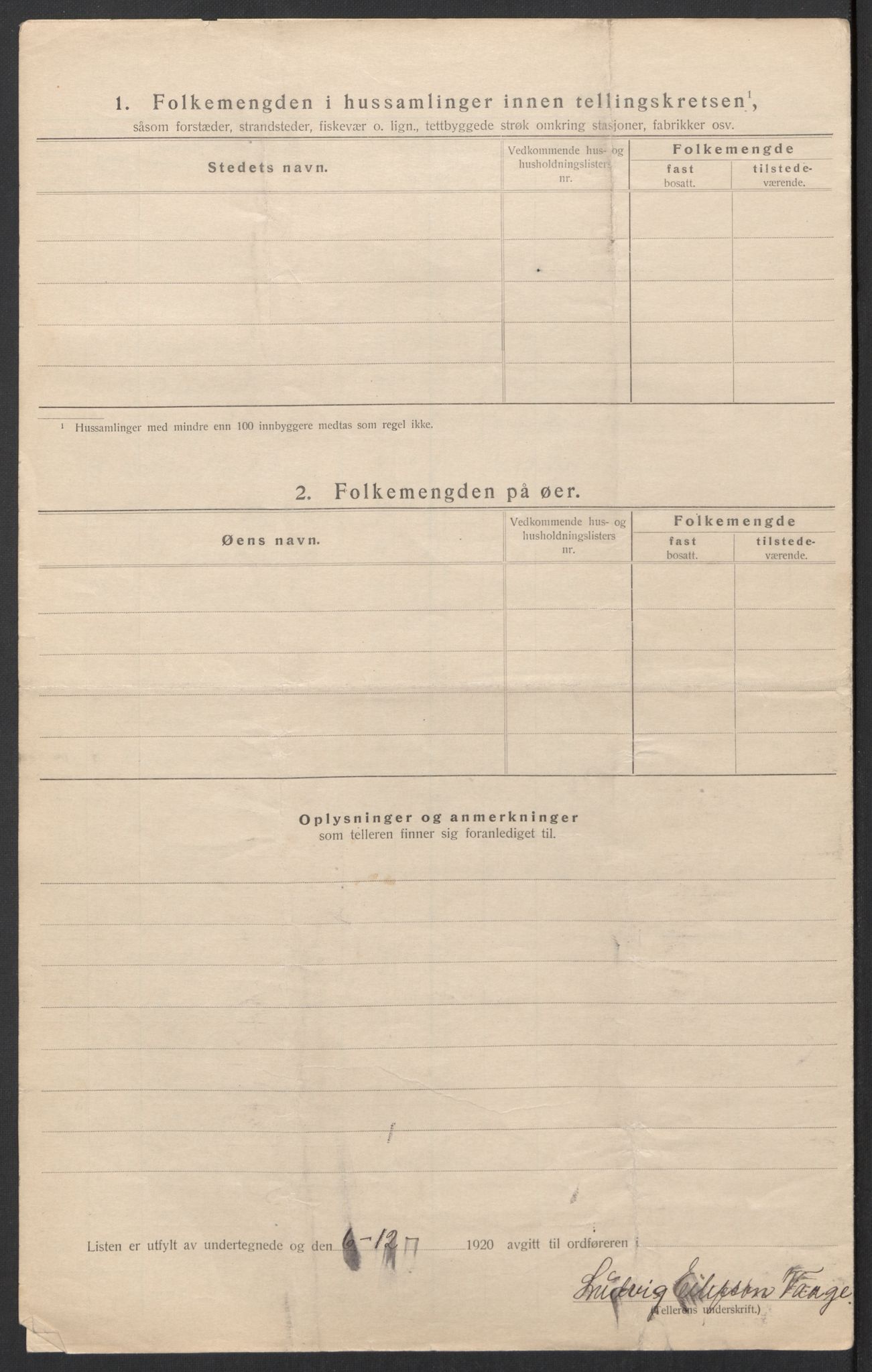 SAT, 1920 census for Borgund, 1920, p. 16