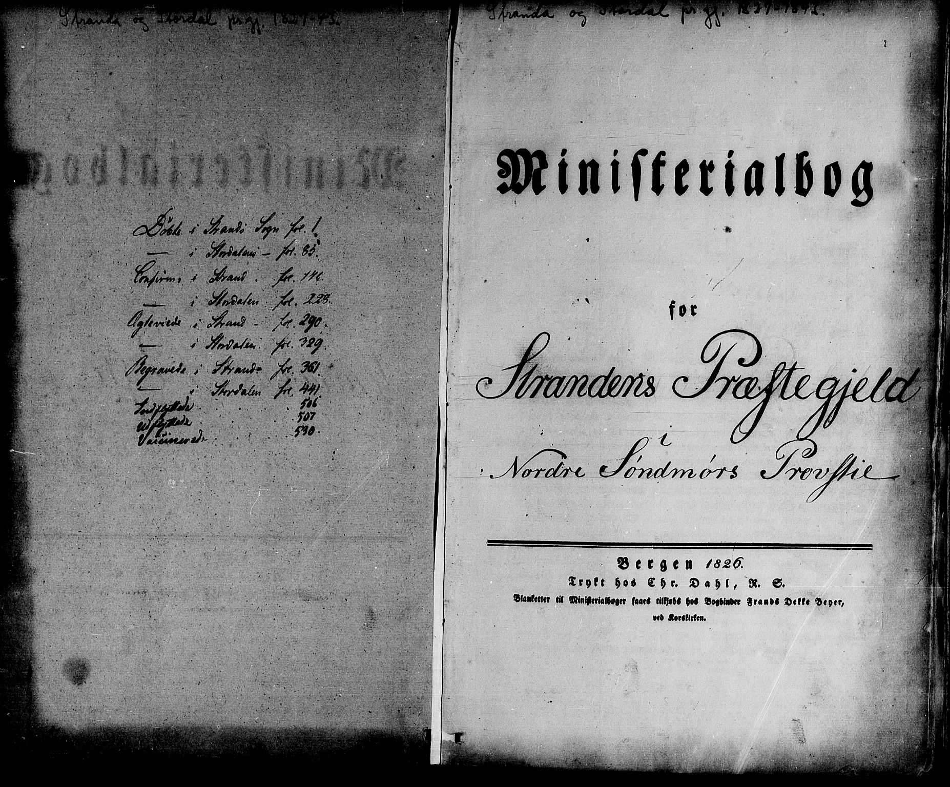 Ministerialprotokoller, klokkerbøker og fødselsregistre - Møre og Romsdal, SAT/A-1454/520/L0274: Parish register (official) no. 520A04, 1827-1864