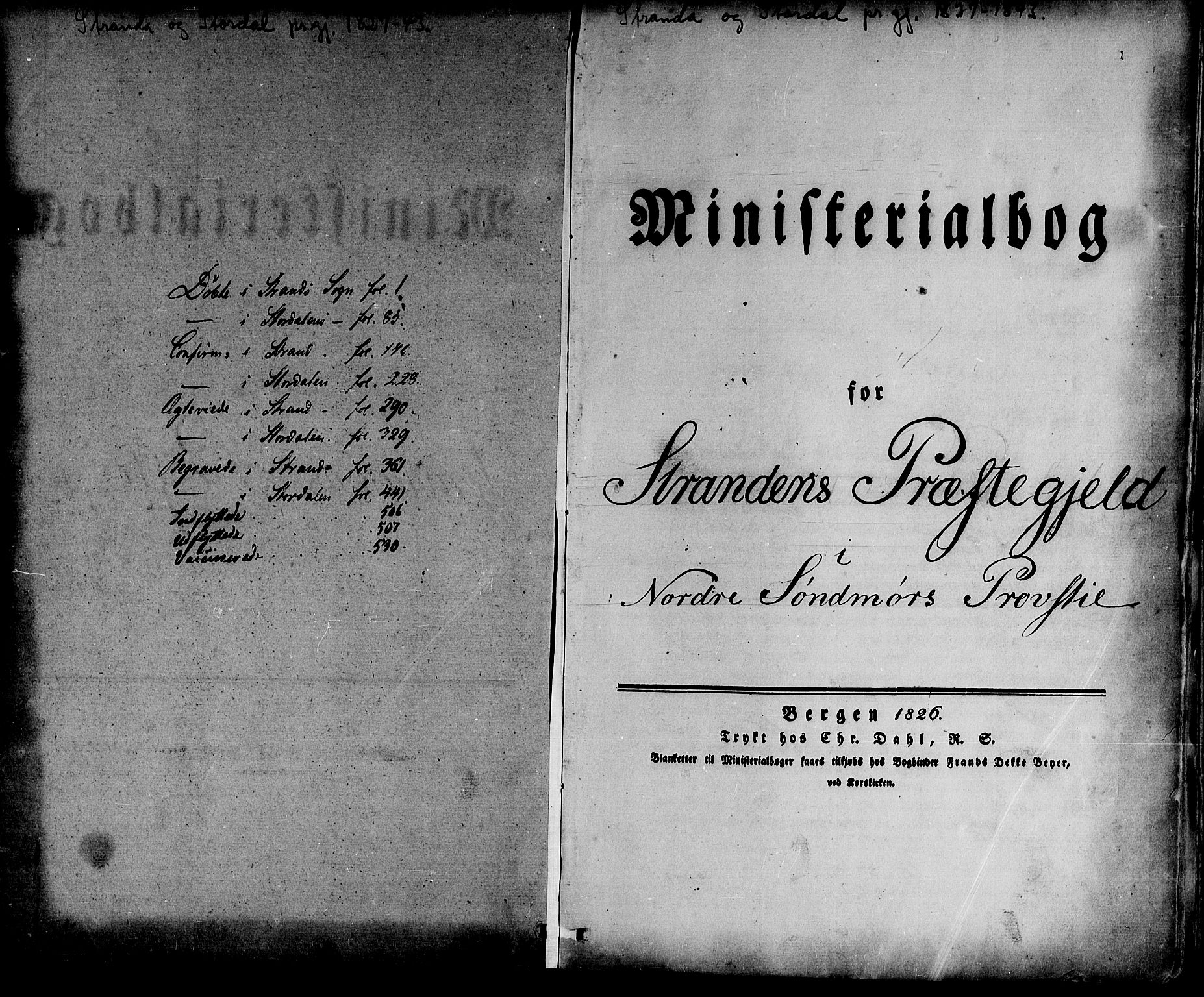 Ministerialprotokoller, klokkerbøker og fødselsregistre - Møre og Romsdal, AV/SAT-A-1454/520/L0274: Parish register (official) no. 520A04, 1827-1864