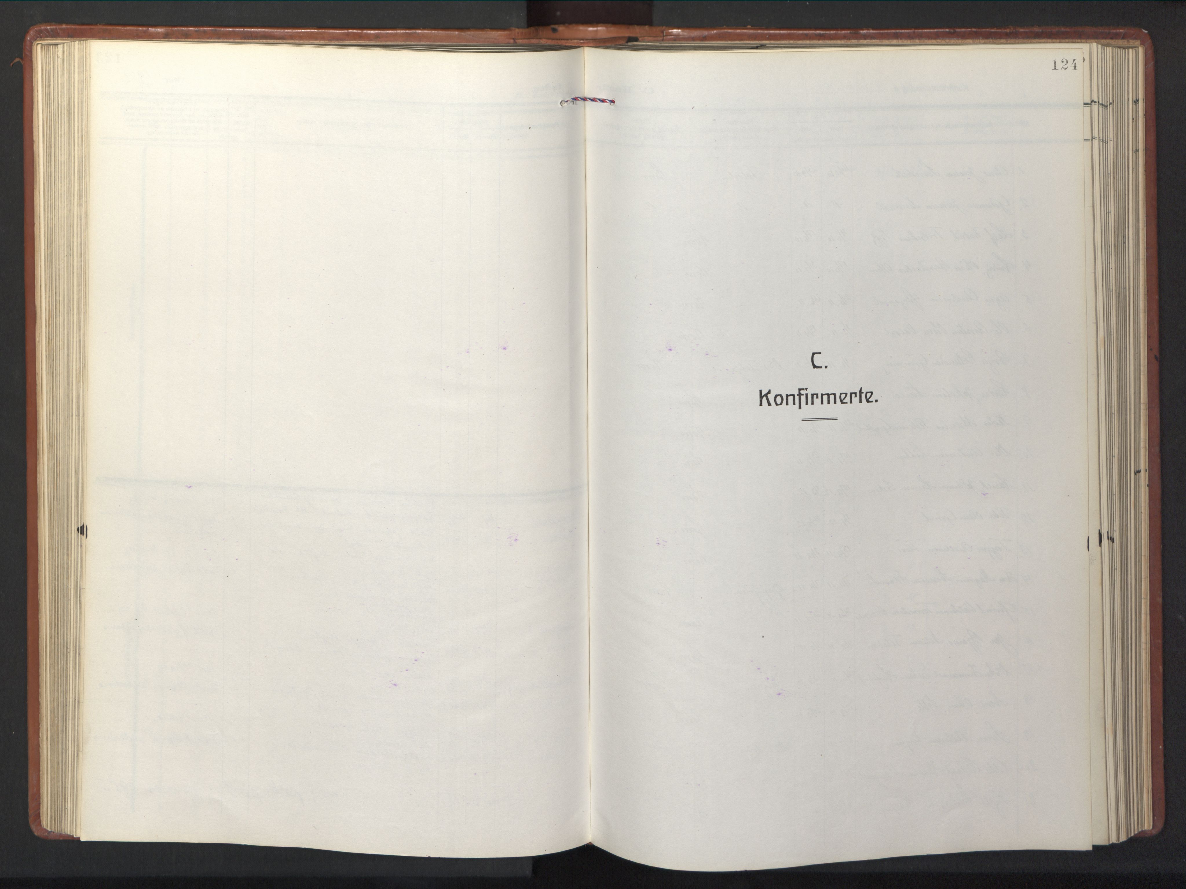 Ministerialprotokoller, klokkerbøker og fødselsregistre - Sør-Trøndelag, SAT/A-1456/681/L0943: Parish register (copy) no. 681C07, 1926-1954, p. 124
