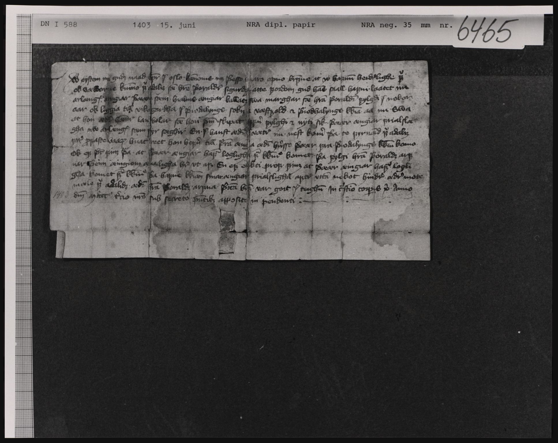 Riksarkivets diplomsamling, AV/RA-EA-5965/F02, 1395-1570, p. 19