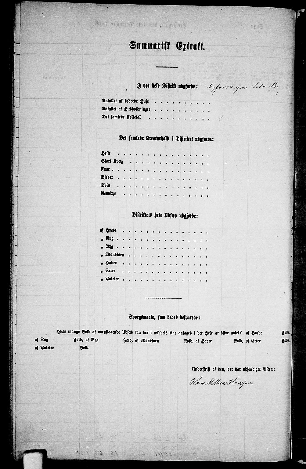 RA, 1865 census for Herad, 1865, p. 86