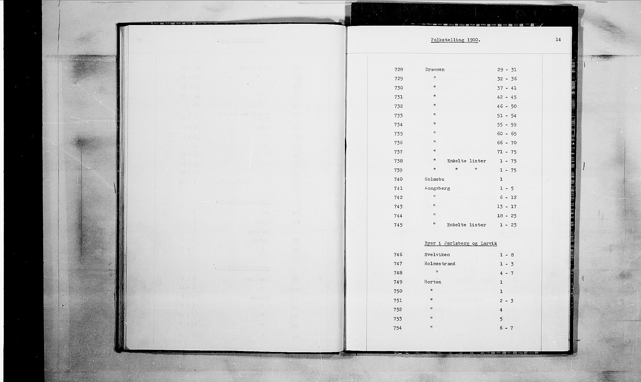 RA, 1900 census for Svelvik, 1900, p. 21