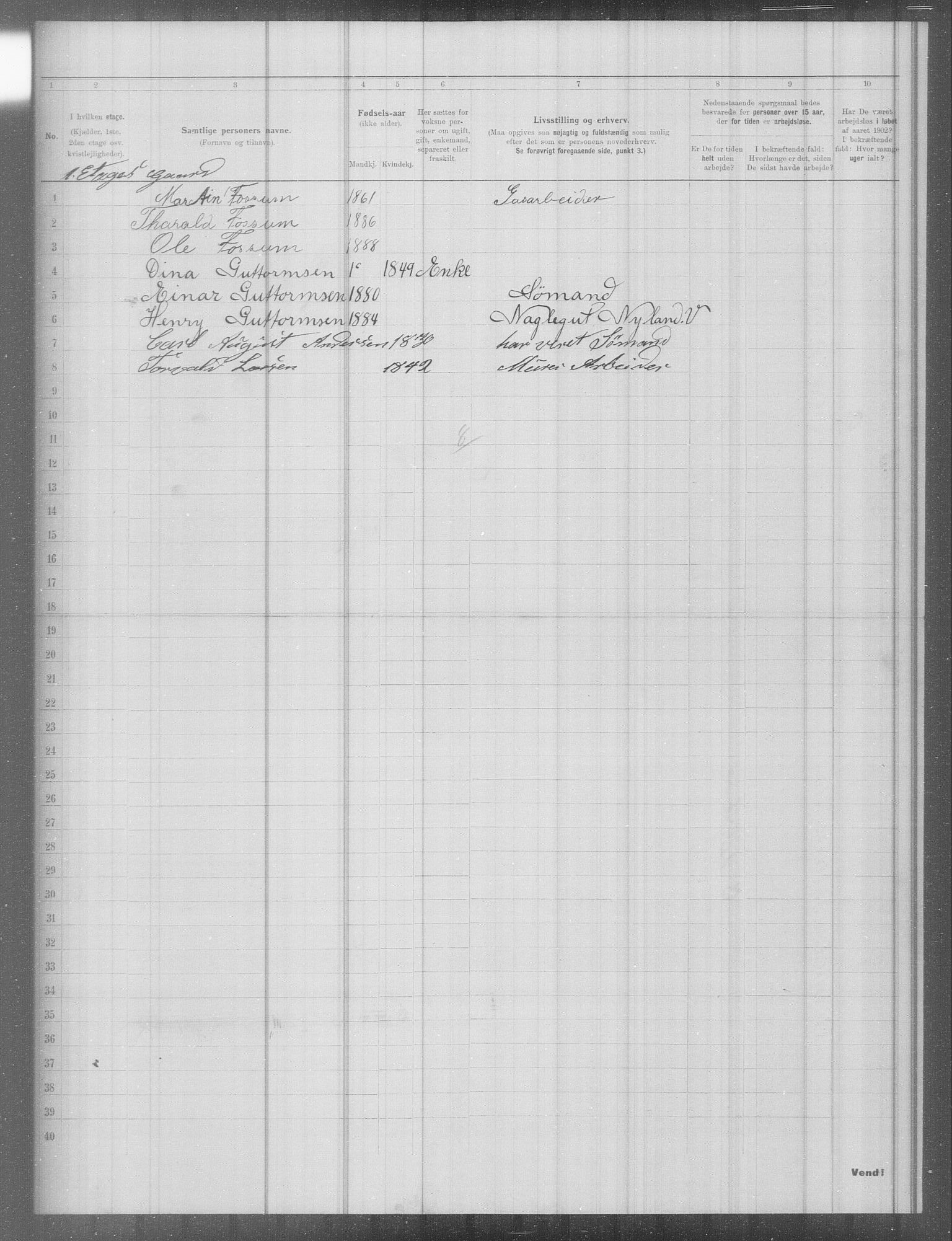 OBA, Municipal Census 1902 for Kristiania, 1902, p. 6249