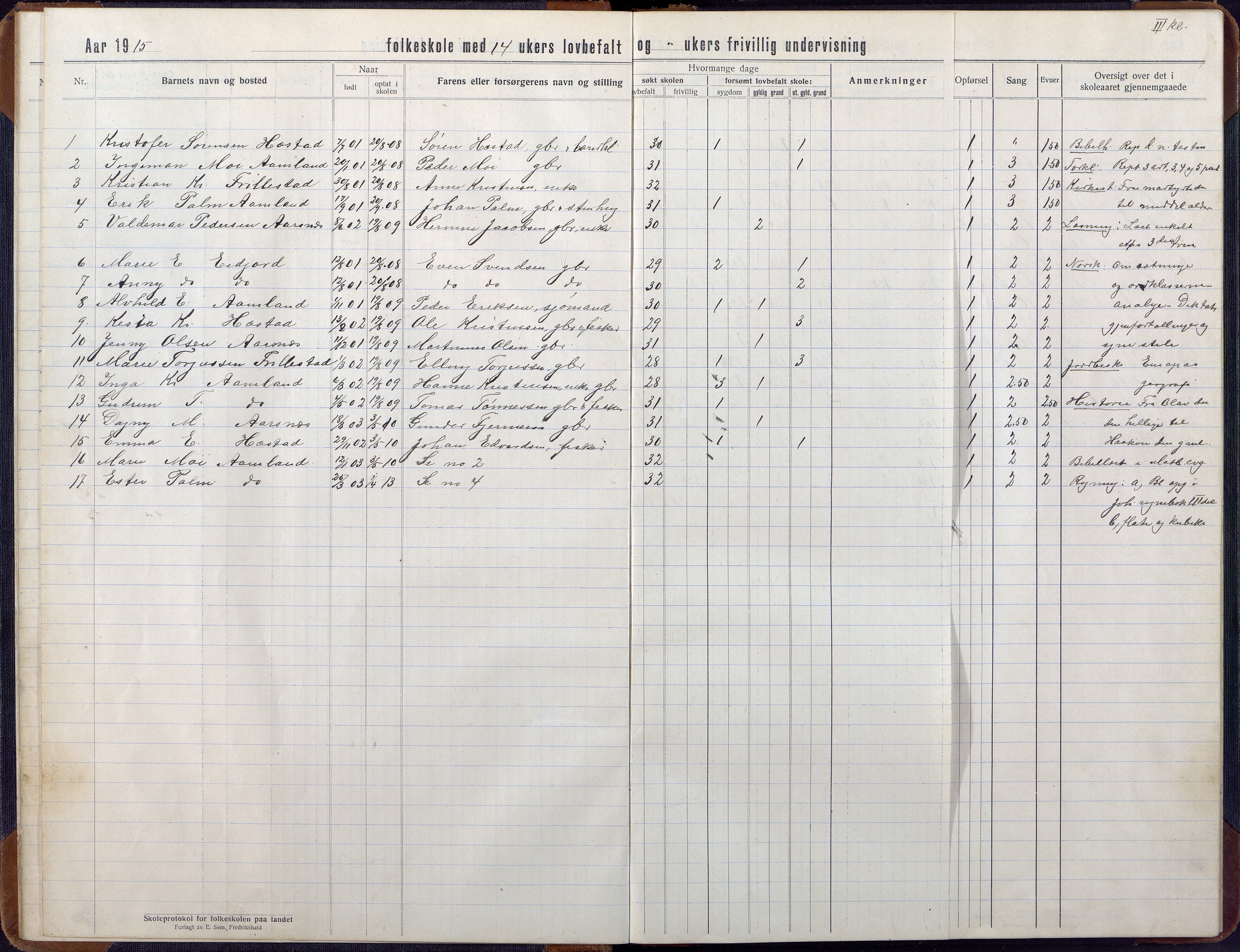 Høvåg kommune, AAKS/KA0927-PK/2/2/L0056: Kvåse, Sevik, Hæstad og Ytre Årsnes - Skoleprotokoll (Sevik, Hæstad), 1914-1944