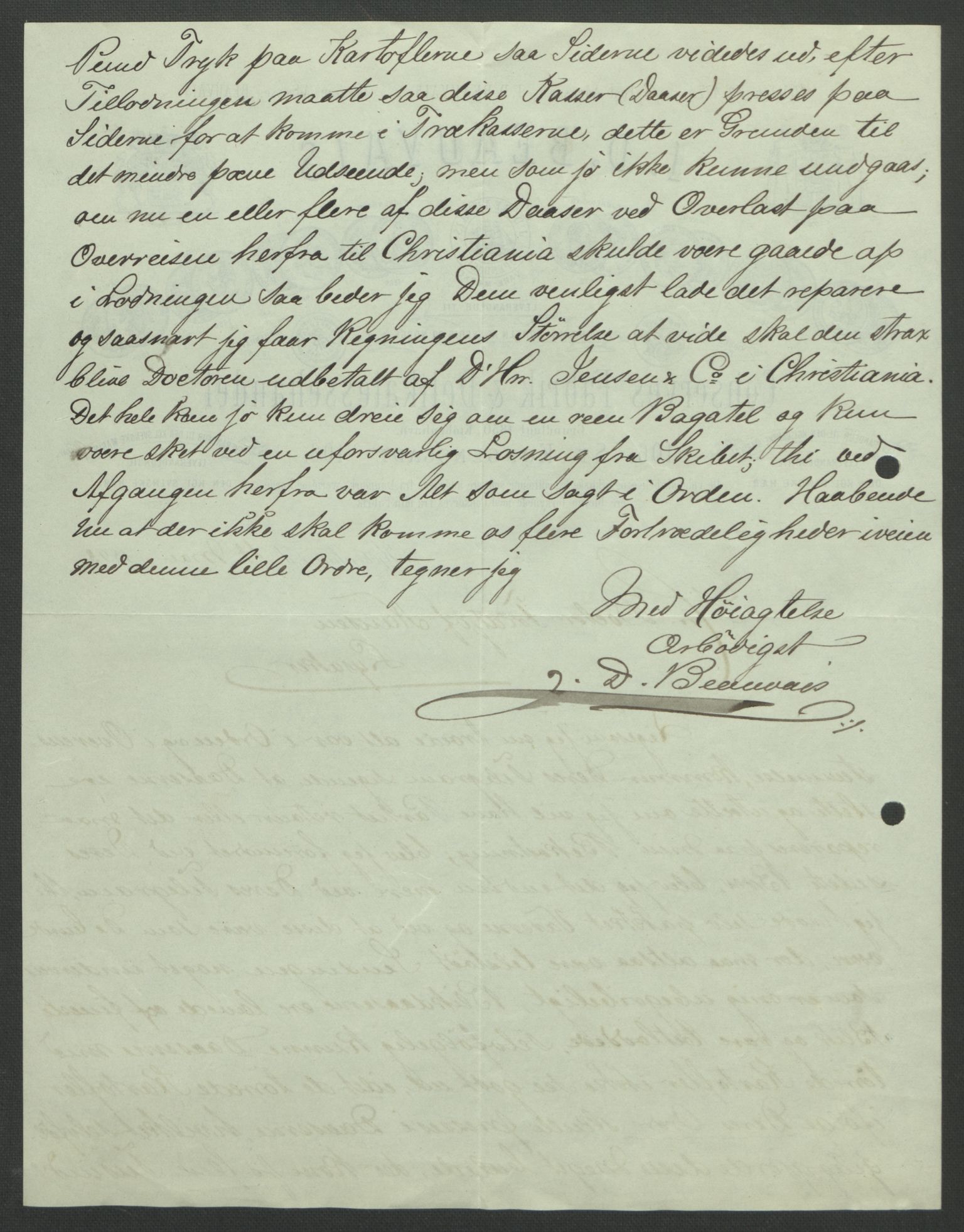 Arbeidskomitéen for Fridtjof Nansens polarekspedisjon, AV/RA-PA-0061/D/L0004: Innk. brev og telegrammer vedr. proviant og utrustning, 1892-1893, p. 613