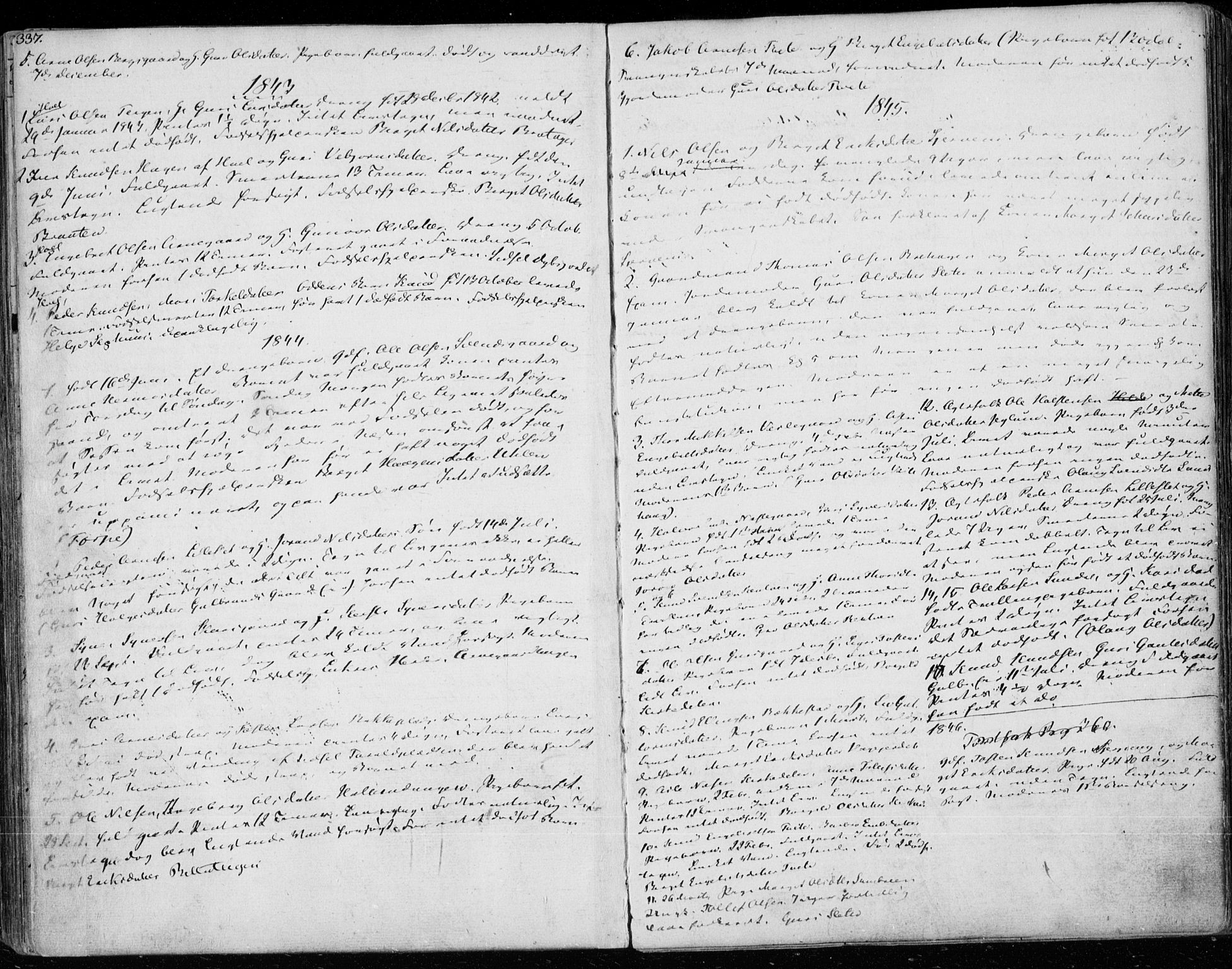 Ål kirkebøker, SAKO/A-249/F/Fa/L0005: Parish register (official) no. I 5, 1825-1848, p. 337