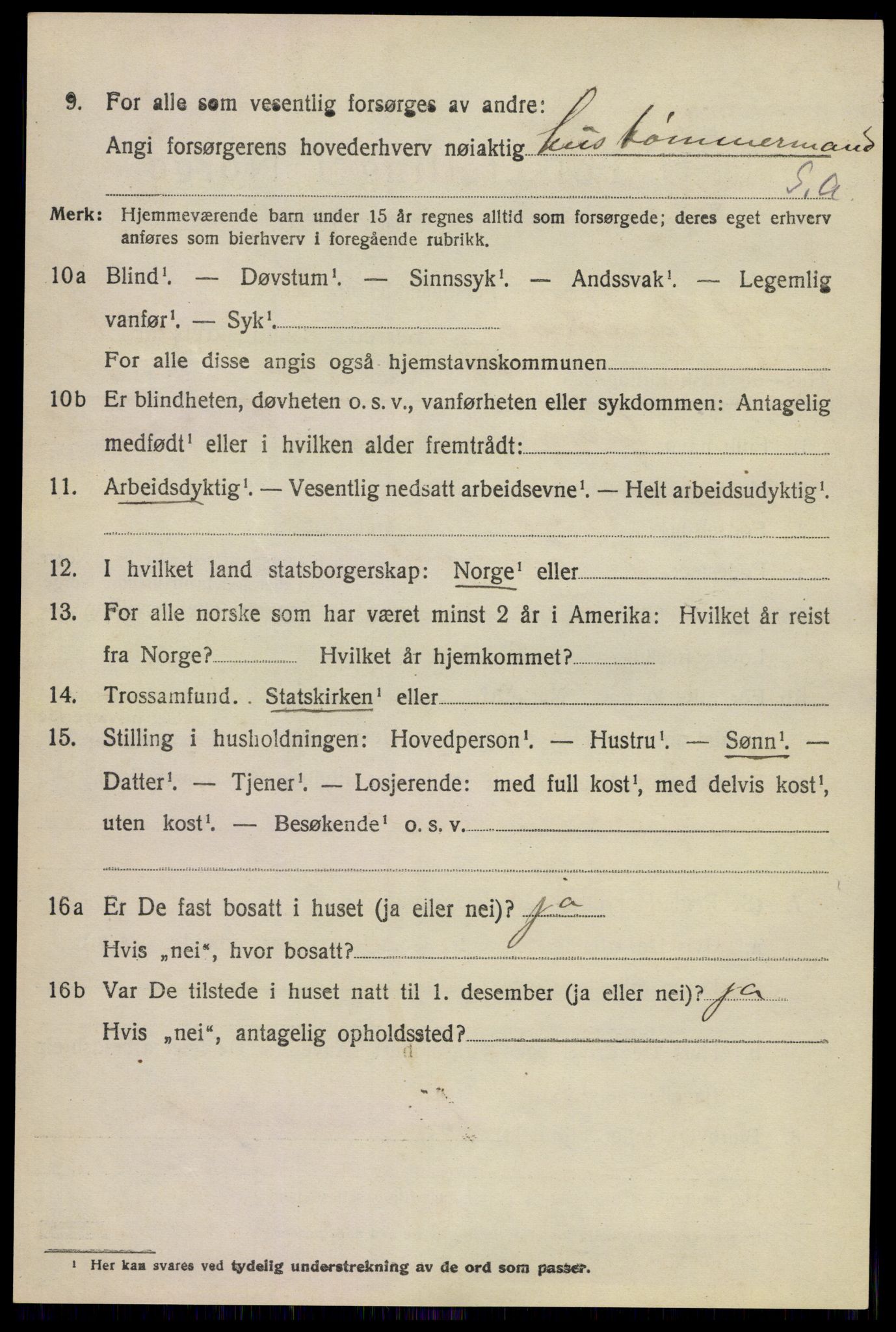 SAKO, 1920 census for Øvre Sandsvær, 1920, p. 1179