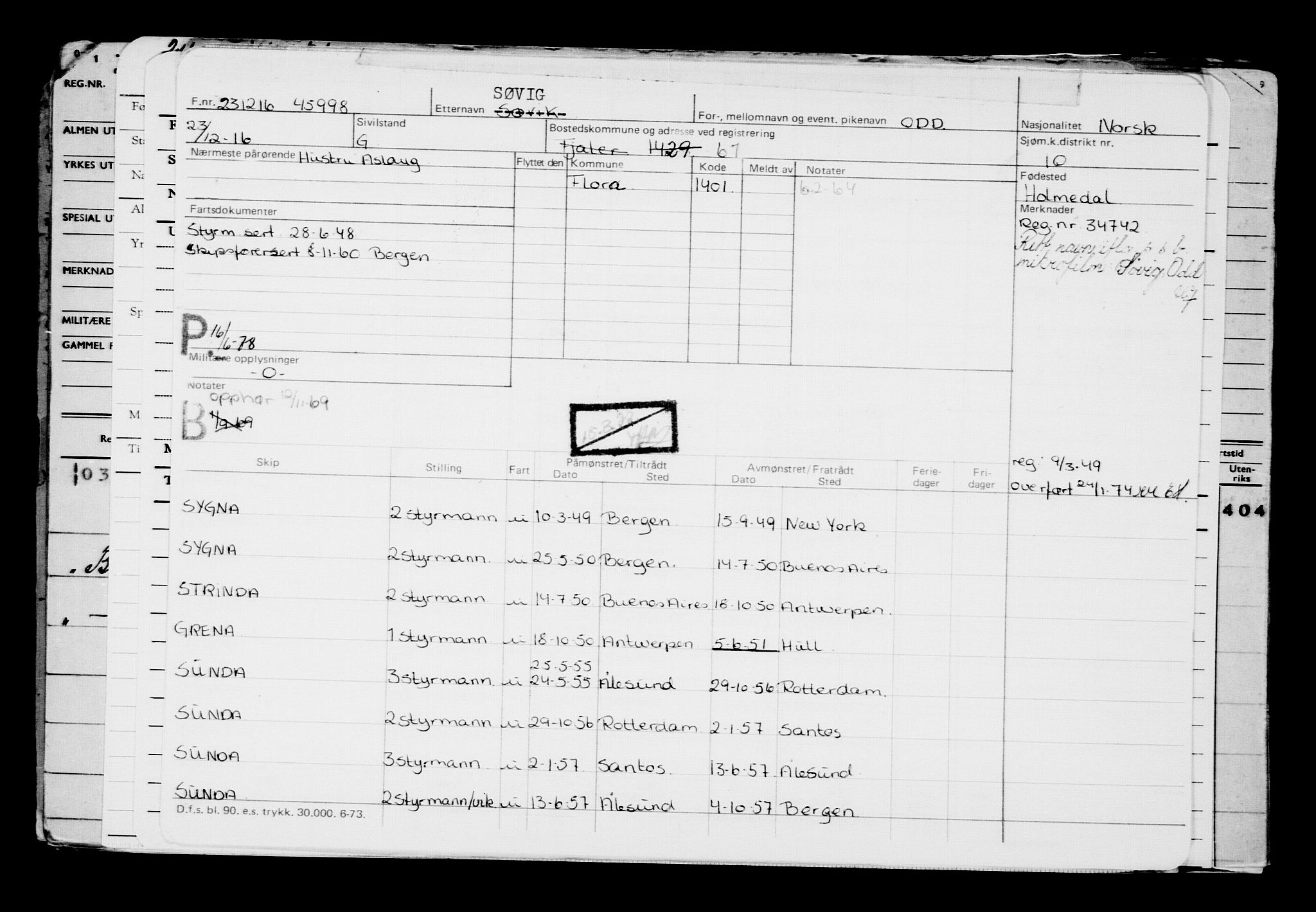 Direktoratet for sjømenn, AV/RA-S-3545/G/Gb/L0144: Hovedkort, 1916, p. 611