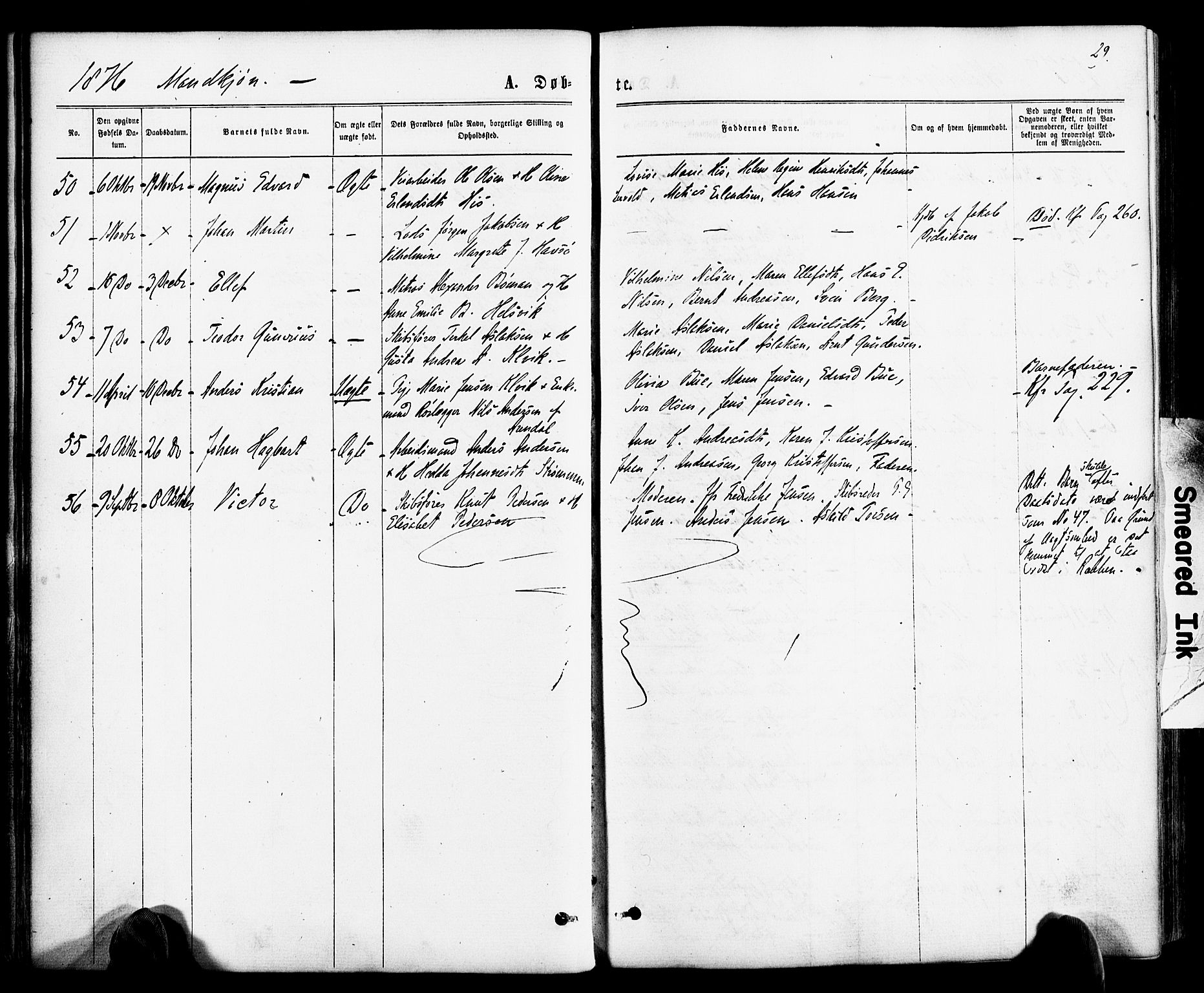 Hisøy sokneprestkontor, AV/SAK-1111-0020/F/Fa/L0002: Parish register (official) no. A 2, 1872-1880, p. 29
