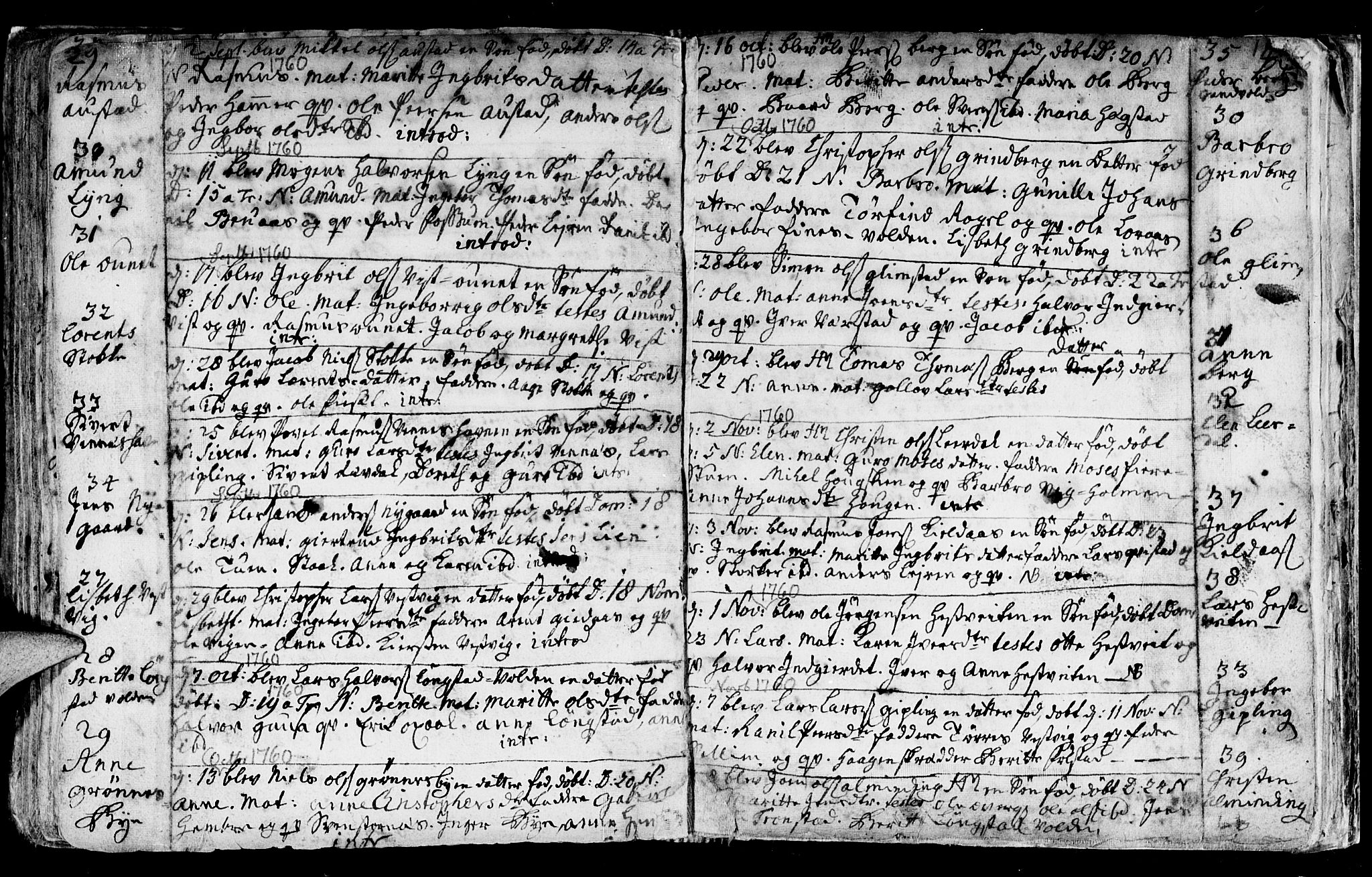 Ministerialprotokoller, klokkerbøker og fødselsregistre - Nord-Trøndelag, SAT/A-1458/730/L0272: Parish register (official) no. 730A01, 1733-1764, p. 144