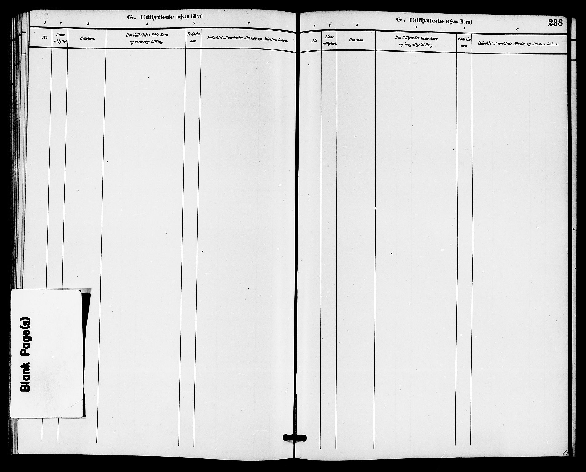 Gransherad kirkebøker, SAKO/A-267/G/Ga/L0003: Parish register (copy) no. I 3, 1887-1915, p. 238