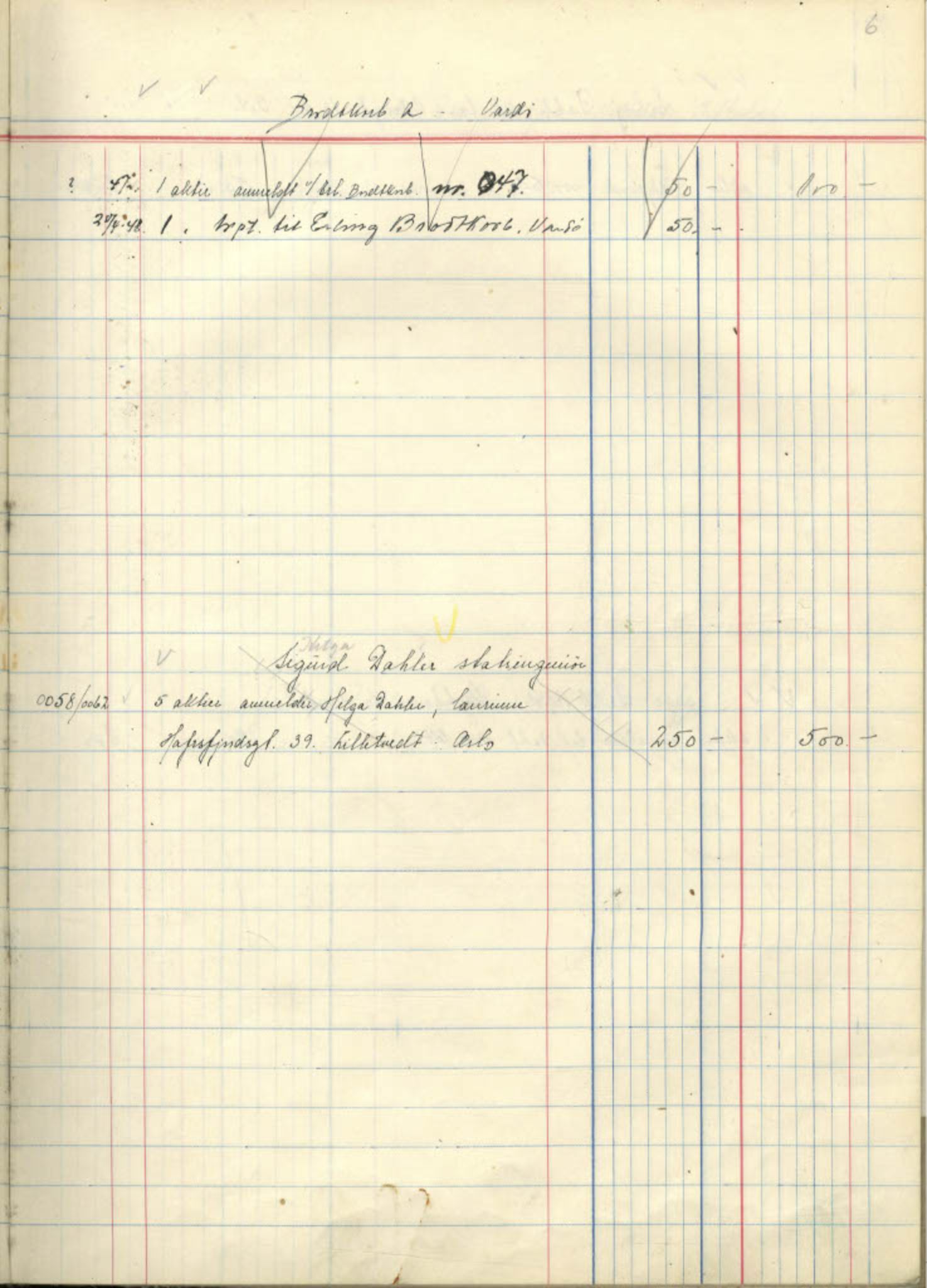  Polarbil AS, FMFB/A-1033/F/Fa/L0001: Aksjeprotokoll, 1945-1955