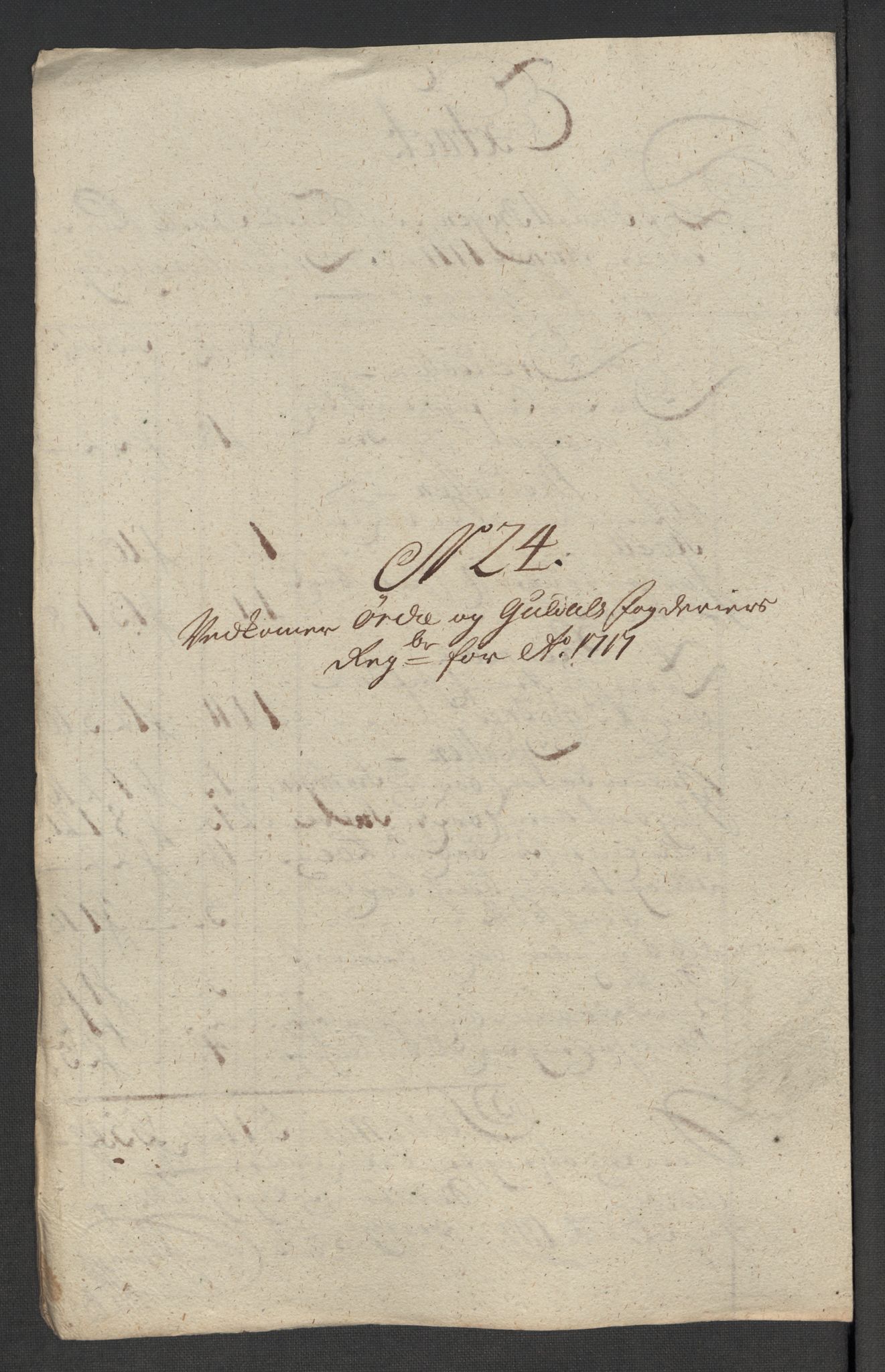 Rentekammeret inntil 1814, Reviderte regnskaper, Fogderegnskap, AV/RA-EA-4092/R60/L3969: Fogderegnskap Orkdal og Gauldal, 1717, p. 238