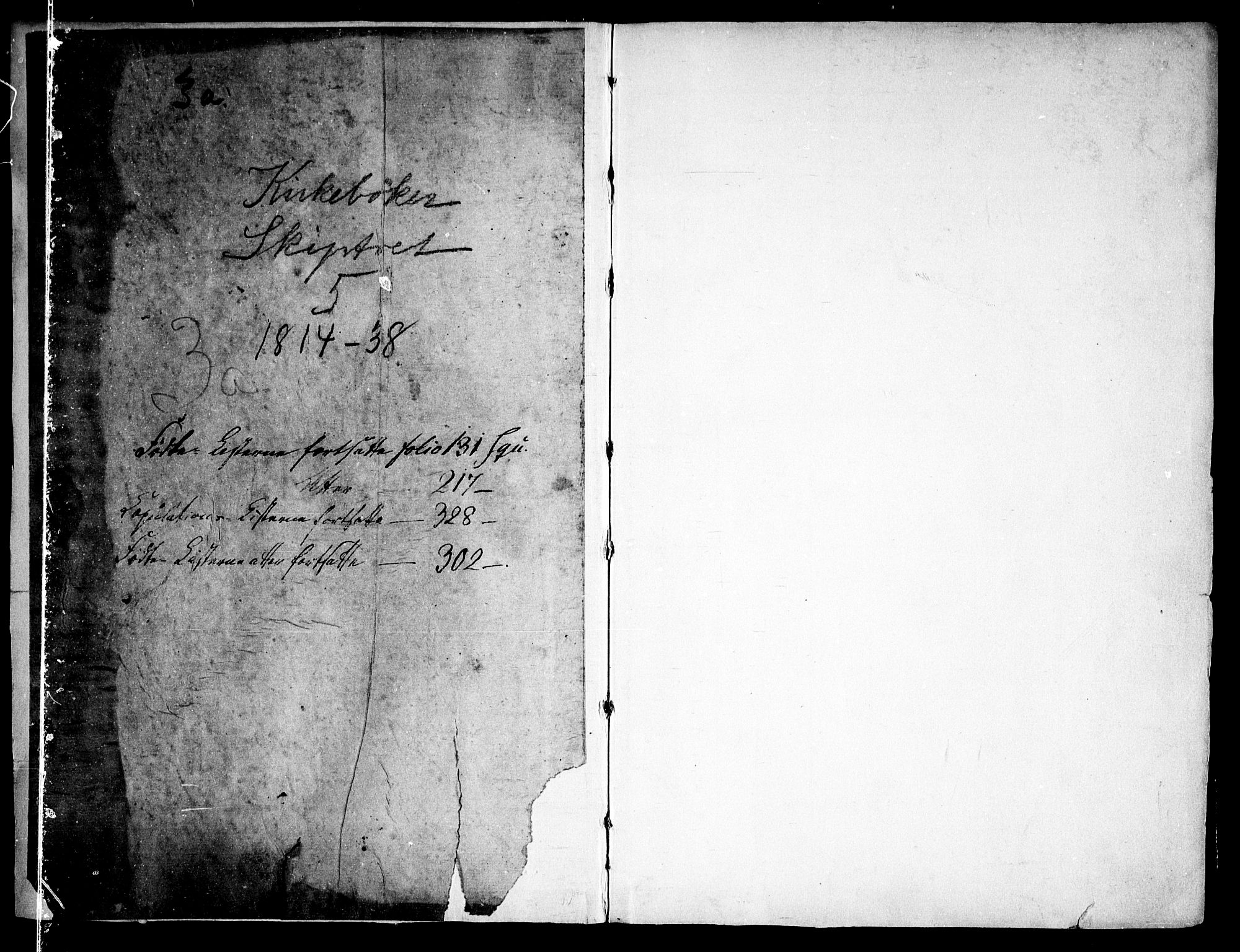 Skiptvet prestekontor Kirkebøker, SAO/A-20009/F/Fa/L0005: Parish register (official) no. 5, 1814-1838