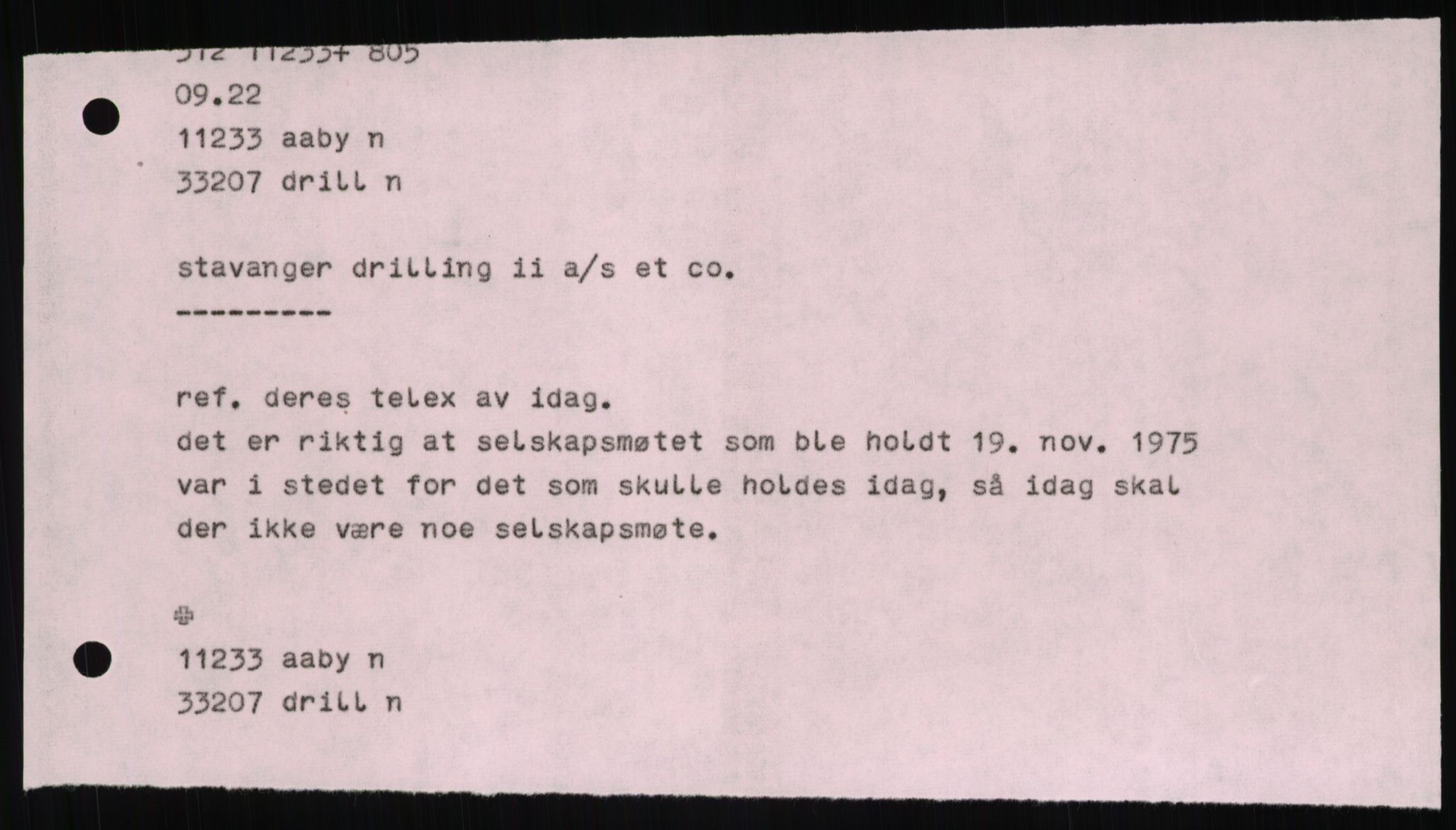 Pa 1503 - Stavanger Drilling AS, SAST/A-101906/D/L0007: Korrespondanse og saksdokumenter, 1974-1981, p. 805