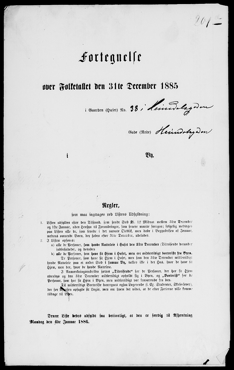 RA, 1885 census for 0301 Kristiania, 1885, p. 7247