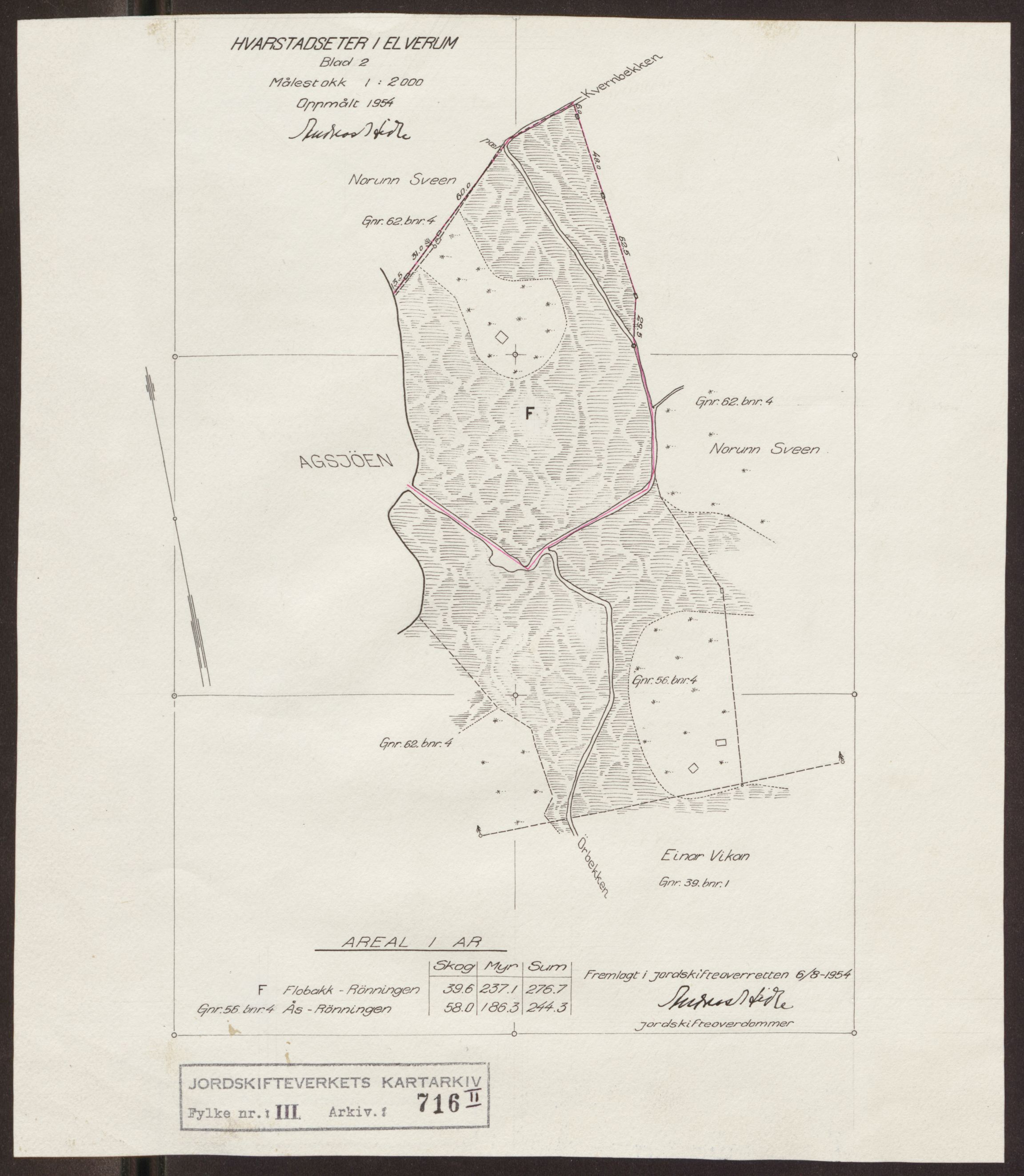 Jordskifteverkets kartarkiv, RA/S-3929/T, 1859-1988, p. 1082