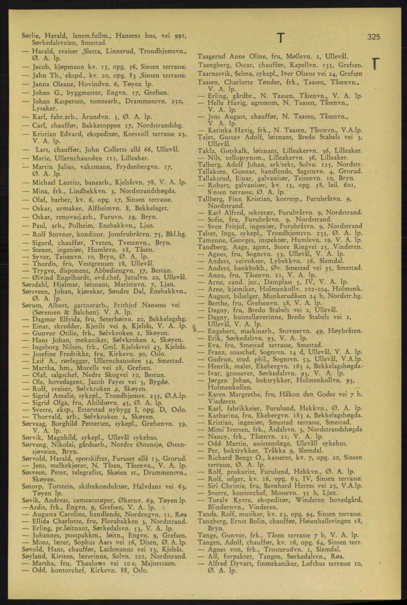 Aker adressebok/adressekalender, PUBL/001/A/006: Aker adressebok, 1937-1938, p. 325