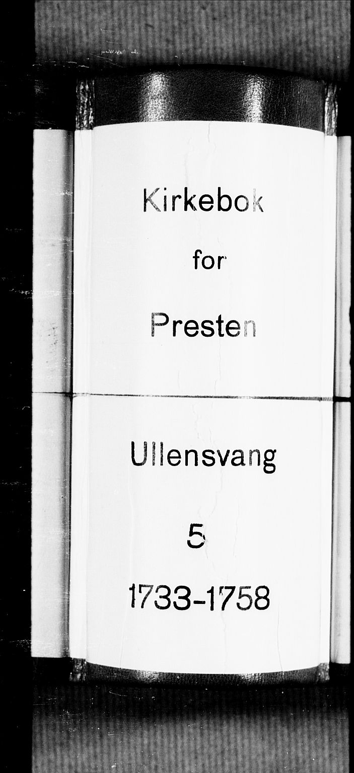 Ullensvang sokneprestembete, SAB/A-78701/H/Haa: Parish register (official) no. A 5, 1733-1758