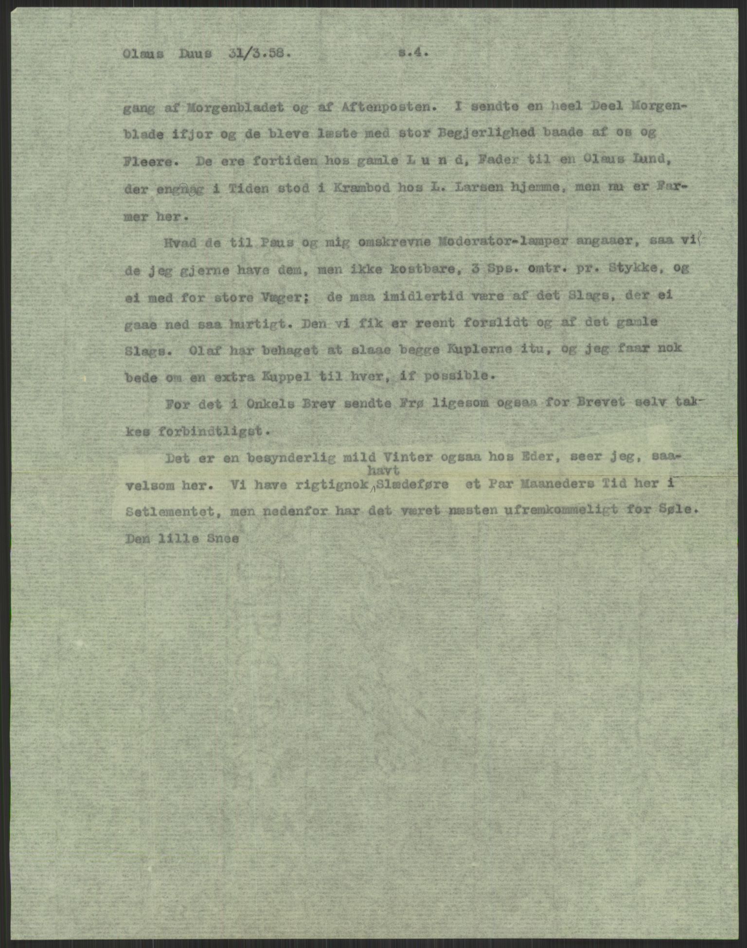 Samlinger til kildeutgivelse, Amerikabrevene, RA/EA-4057/F/L0022: Innlån fra Vestfold. Innlån fra Telemark: Bratås - Duus, 1838-1914, p. 249