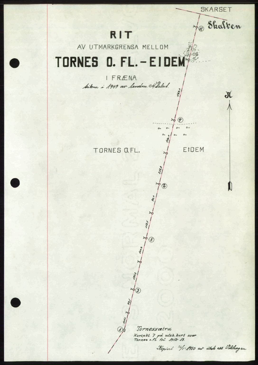 Romsdal sorenskriveri, AV/SAT-A-4149/1/2/2C: Mortgage book no. A32, 1950-1950, Diary no: : 591/1950