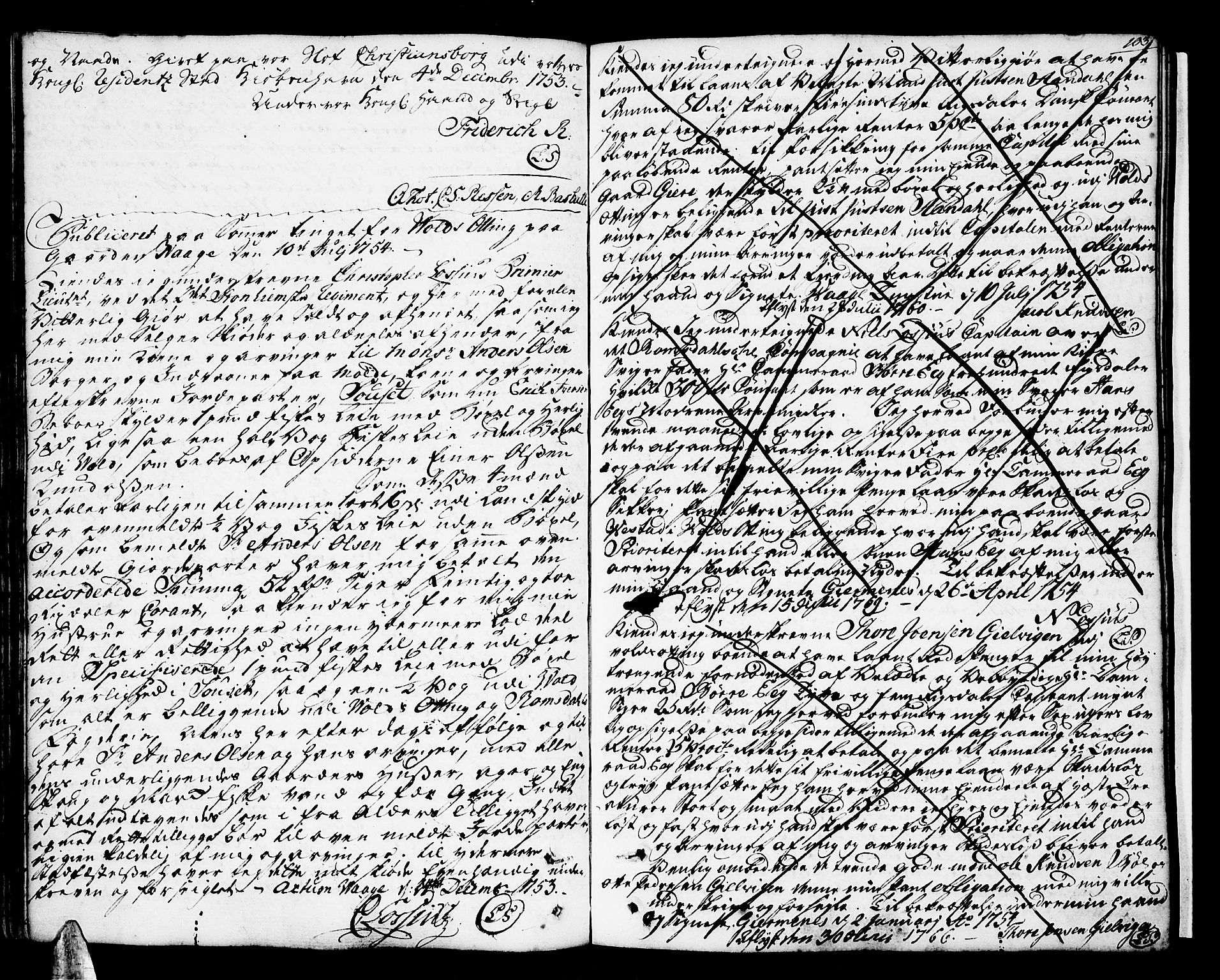 Romsdal sorenskriveri, SAT/A-4149/1/2/2C/L0003: Mortgage book no. 3, 1747-1767, p. 103