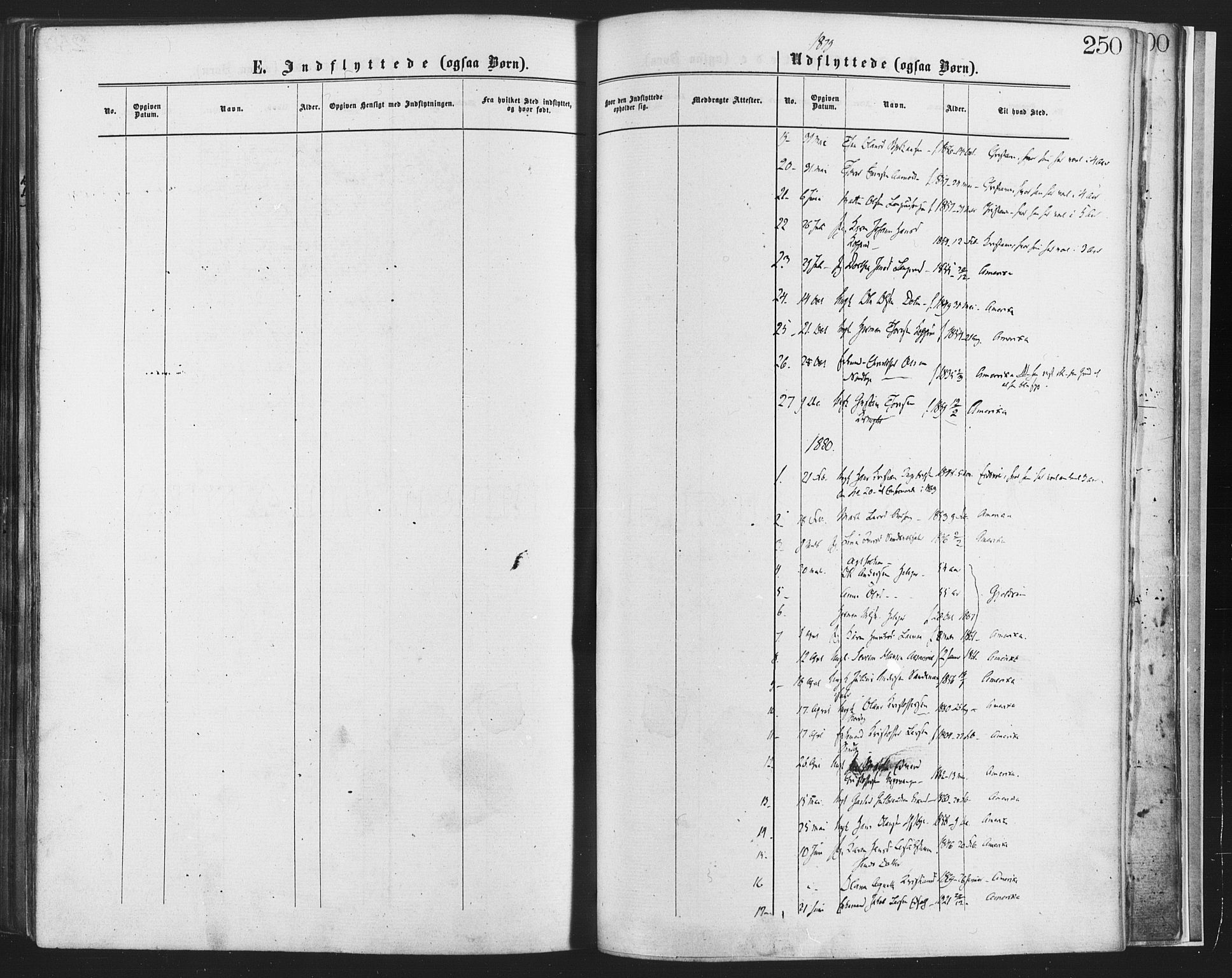 Nannestad prestekontor Kirkebøker, SAO/A-10414a/F/Fa/L0013: Parish register (official) no. I 13, 1873-1880, p. 250