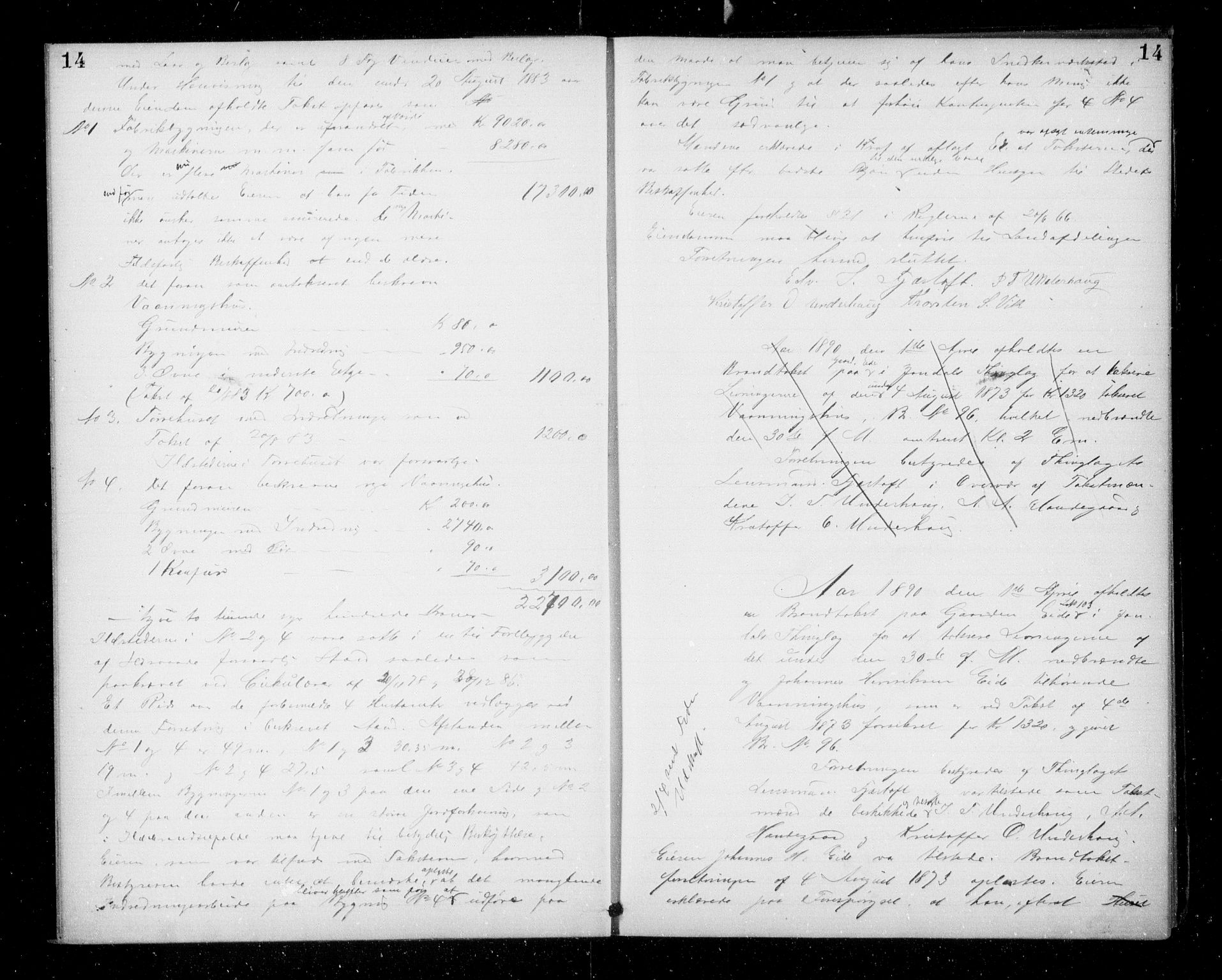 Lensmannen i Jondal, SAB/A-33101/0012/L0002: Branntakstprotokoll, 1886-1948, p. 14