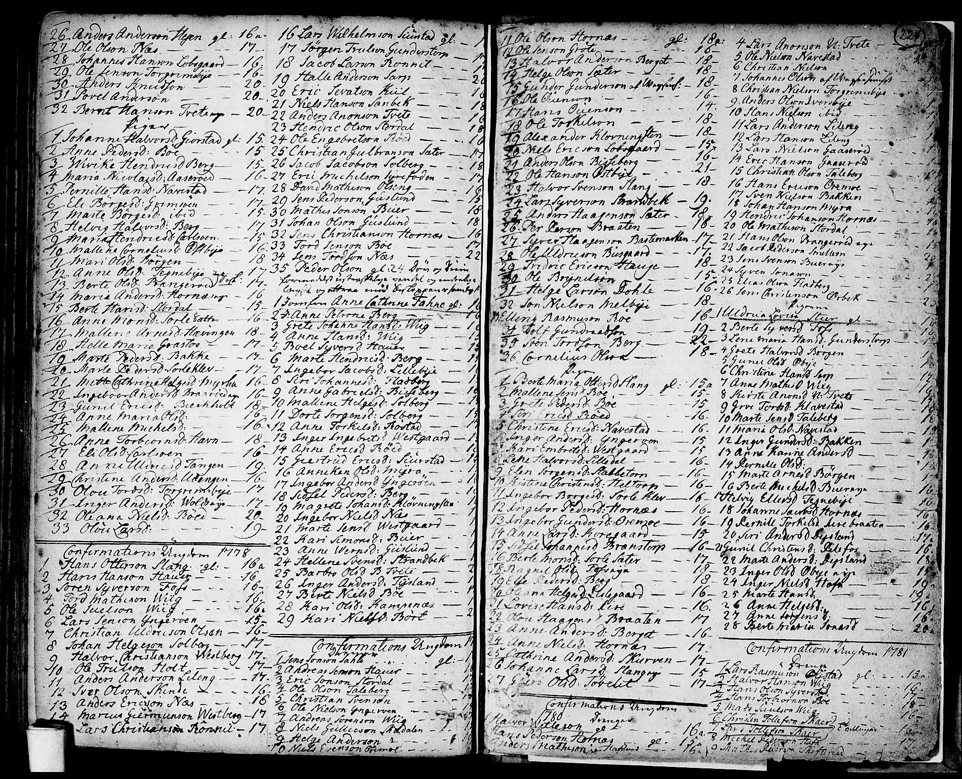 Skjeberg prestekontor Kirkebøker, SAO/A-10923/F/Fa/L0002: Parish register (official) no. I 2, 1726-1791, p. 224