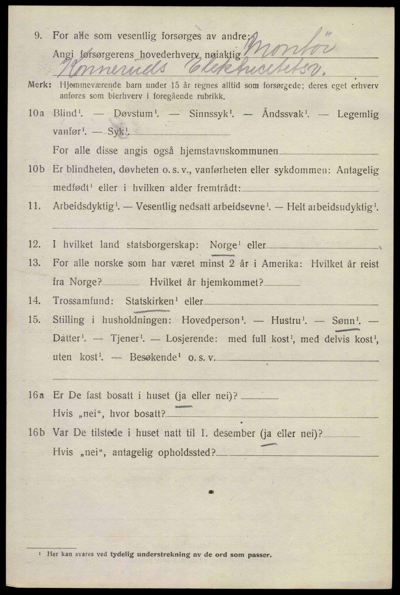 SAKO, 1920 census for Skoger, 1920, p. 16398