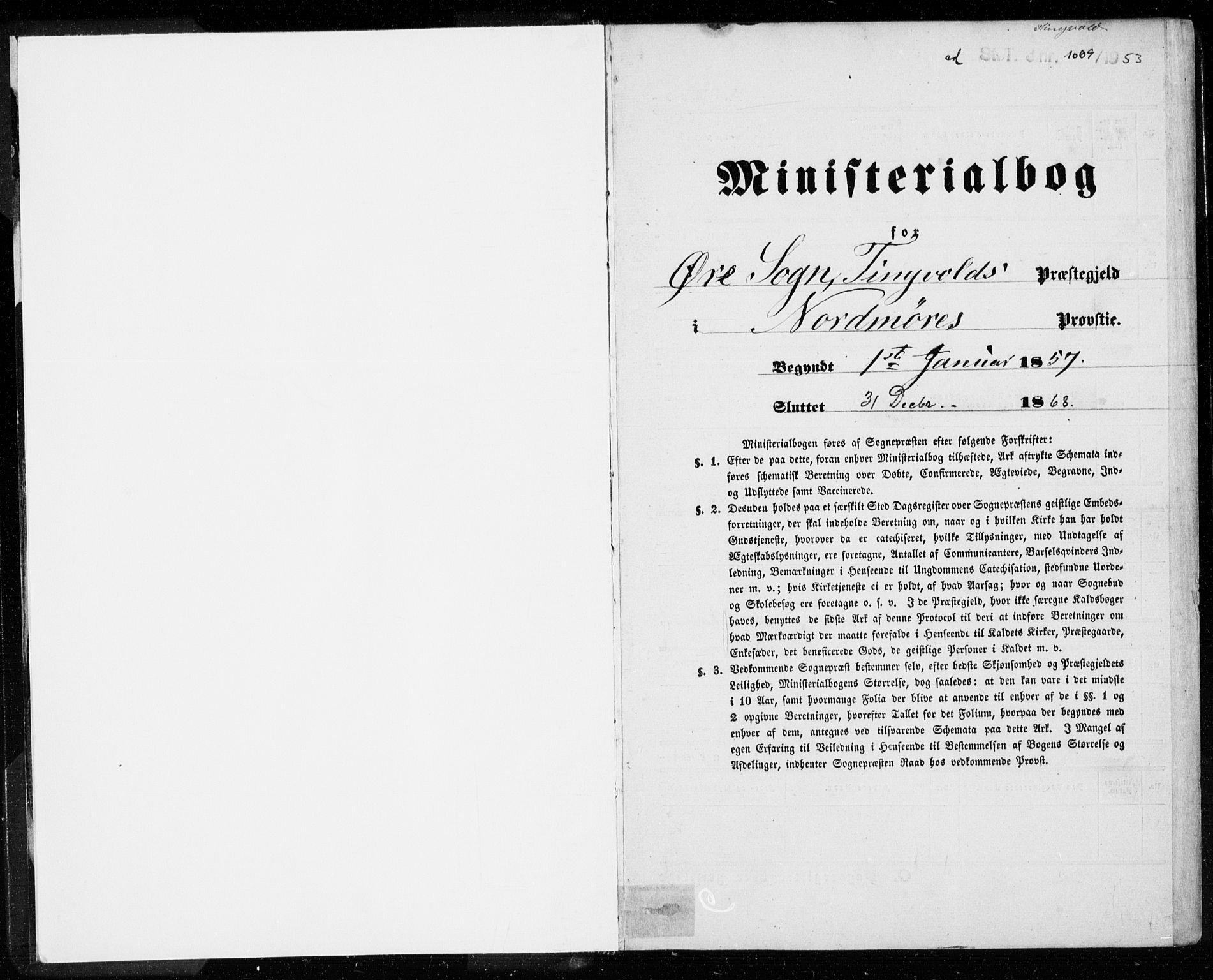 Ministerialprotokoller, klokkerbøker og fødselsregistre - Møre og Romsdal, AV/SAT-A-1454/584/L0965: Parish register (official) no. 584A05, 1857-1868