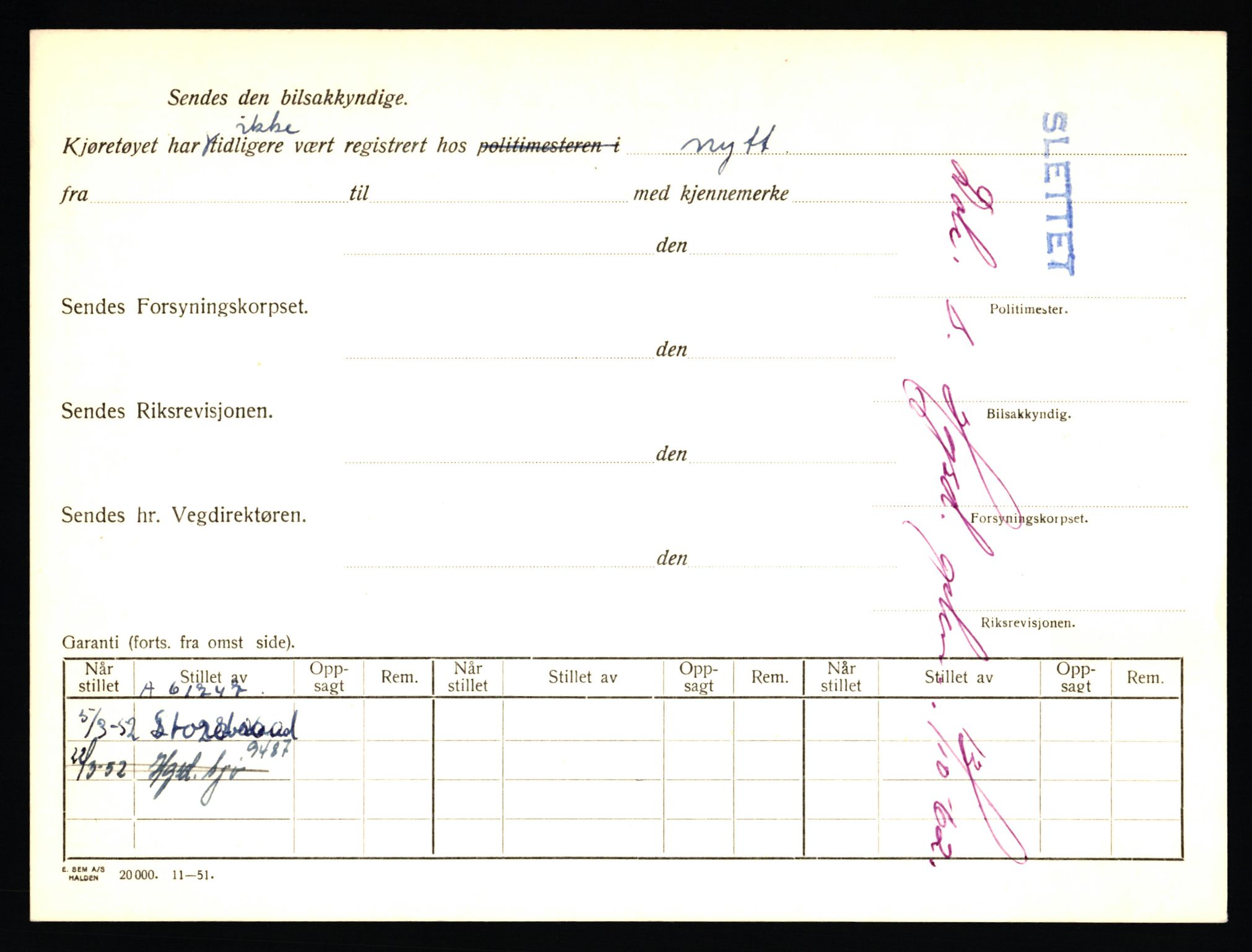 Stavanger trafikkstasjon, AV/SAST-A-101942/0/F/L0045: L-27000 - L-27799, 1930-1971, p. 124