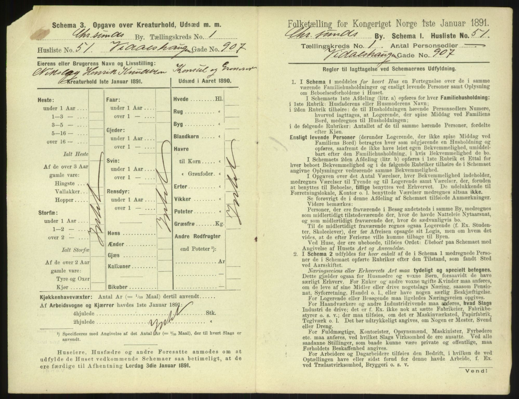 RA, 1891 census for 1503 Kristiansund, 1891, p. 146