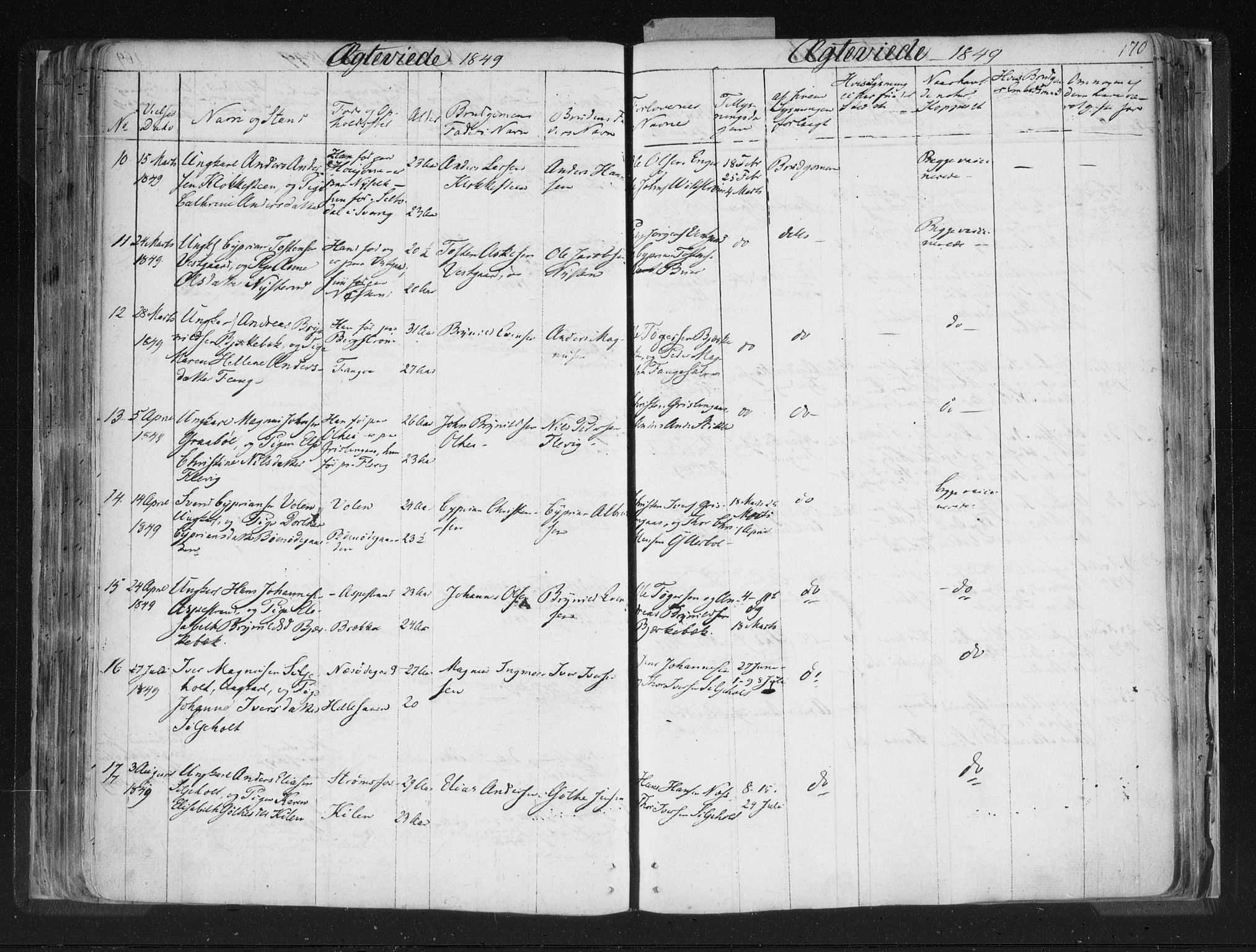 Aremark prestekontor Kirkebøker, AV/SAO-A-10899/F/Fc/L0002: Parish register (official) no. III 2, 1834-1849, p. 170