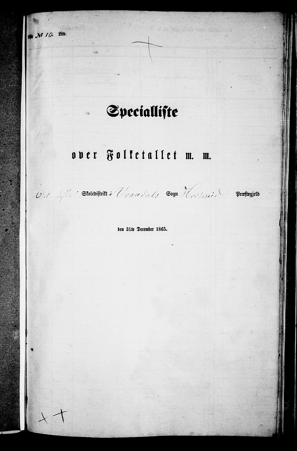 RA, 1865 census for Kviteseid, 1865, p. 128