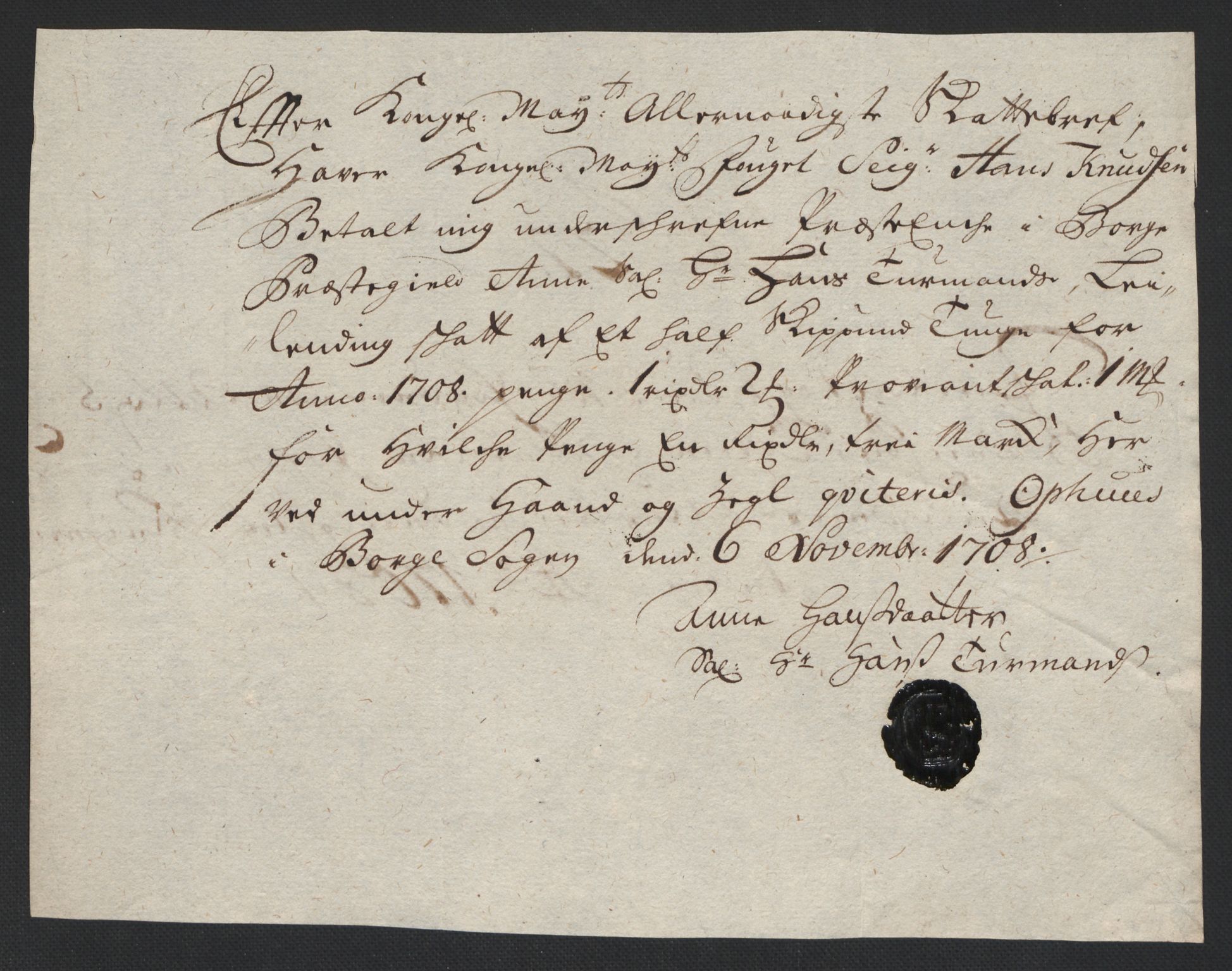 Rentekammeret inntil 1814, Reviderte regnskaper, Fogderegnskap, AV/RA-EA-4092/R04/L0134: Fogderegnskap Moss, Onsøy, Tune, Veme og Åbygge, 1707-1708, p. 394