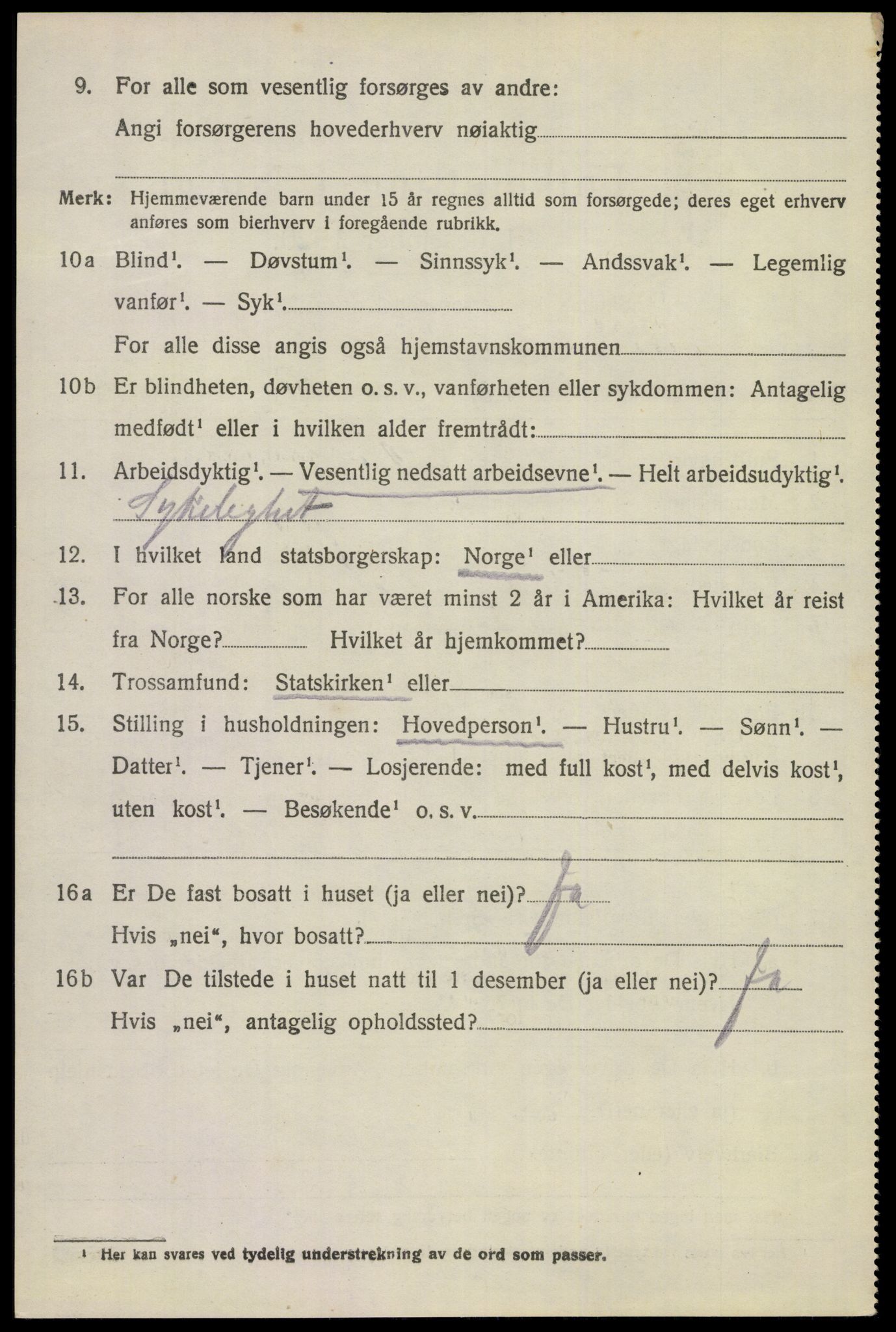 SAKO, 1920 census for Eidanger, 1920, p. 6781