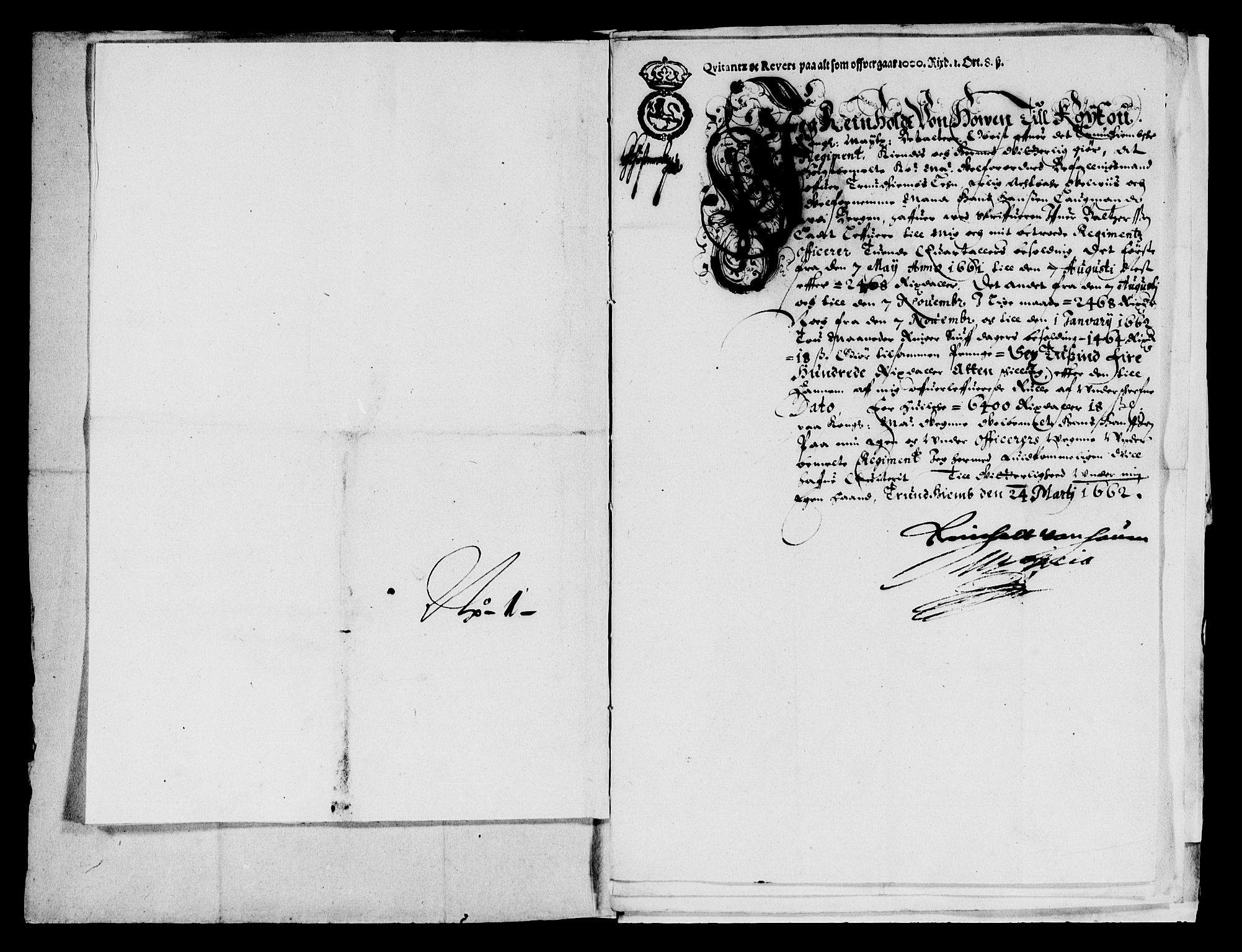 Rentekammeret inntil 1814, Reviderte regnskaper, Lensregnskaper, AV/RA-EA-5023/R/Rb/Rbw/L0148: Trondheim len, 1661