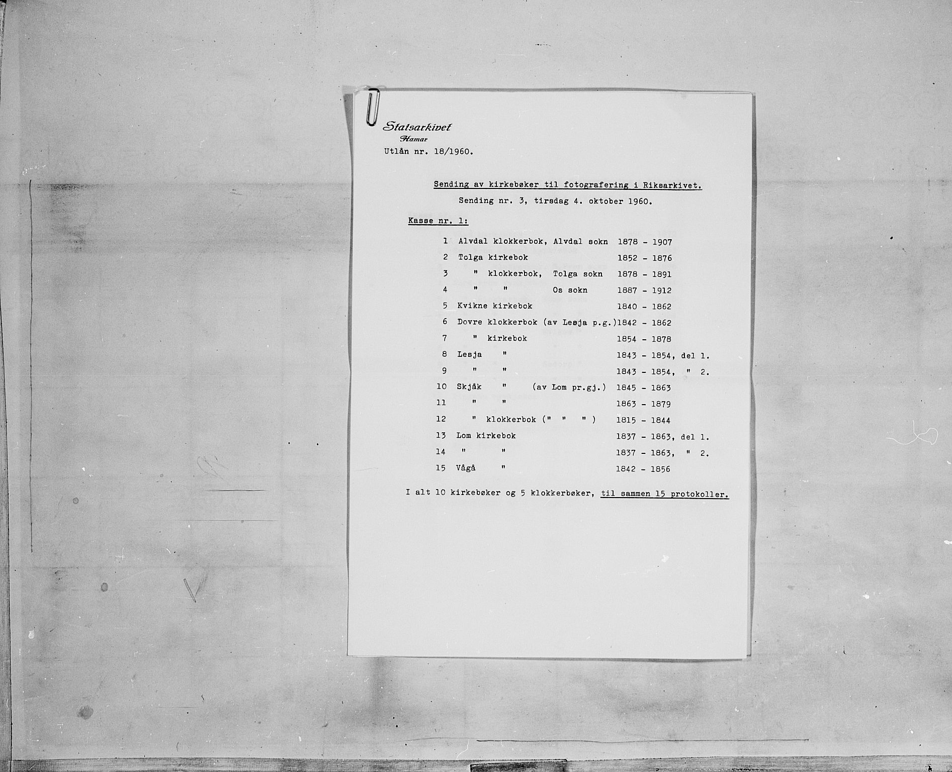 Dovre prestekontor, AV/SAH-PREST-066/H/Ha/Haa/L0001: Parish register (official) no. 1, 1854-1878