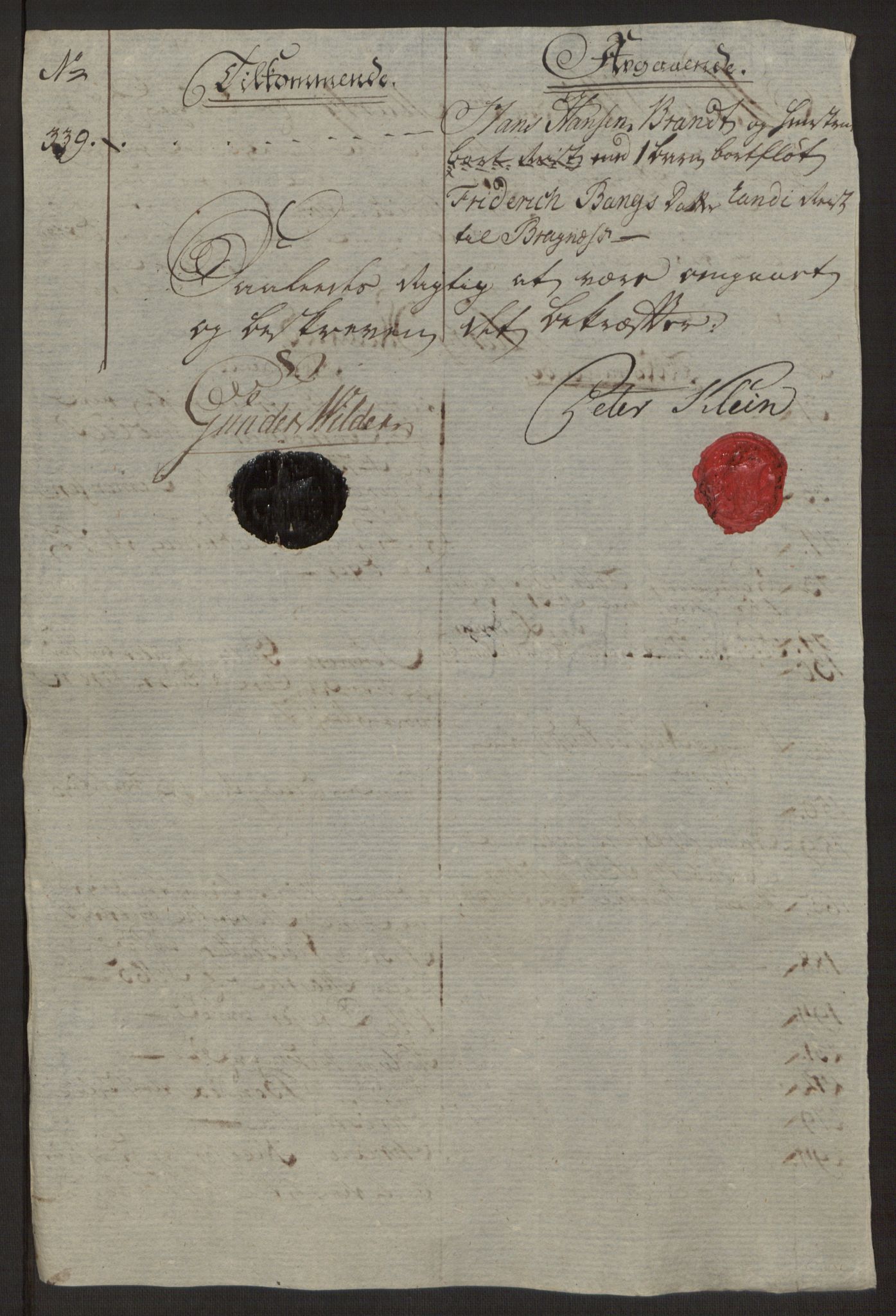 Rentekammeret inntil 1814, Reviderte regnskaper, Byregnskaper, AV/RA-EA-4066/R/Rg/L0144/0001: [G4] Kontribusjonsregnskap / Ekstraskatt, 1762-1767, p. 514