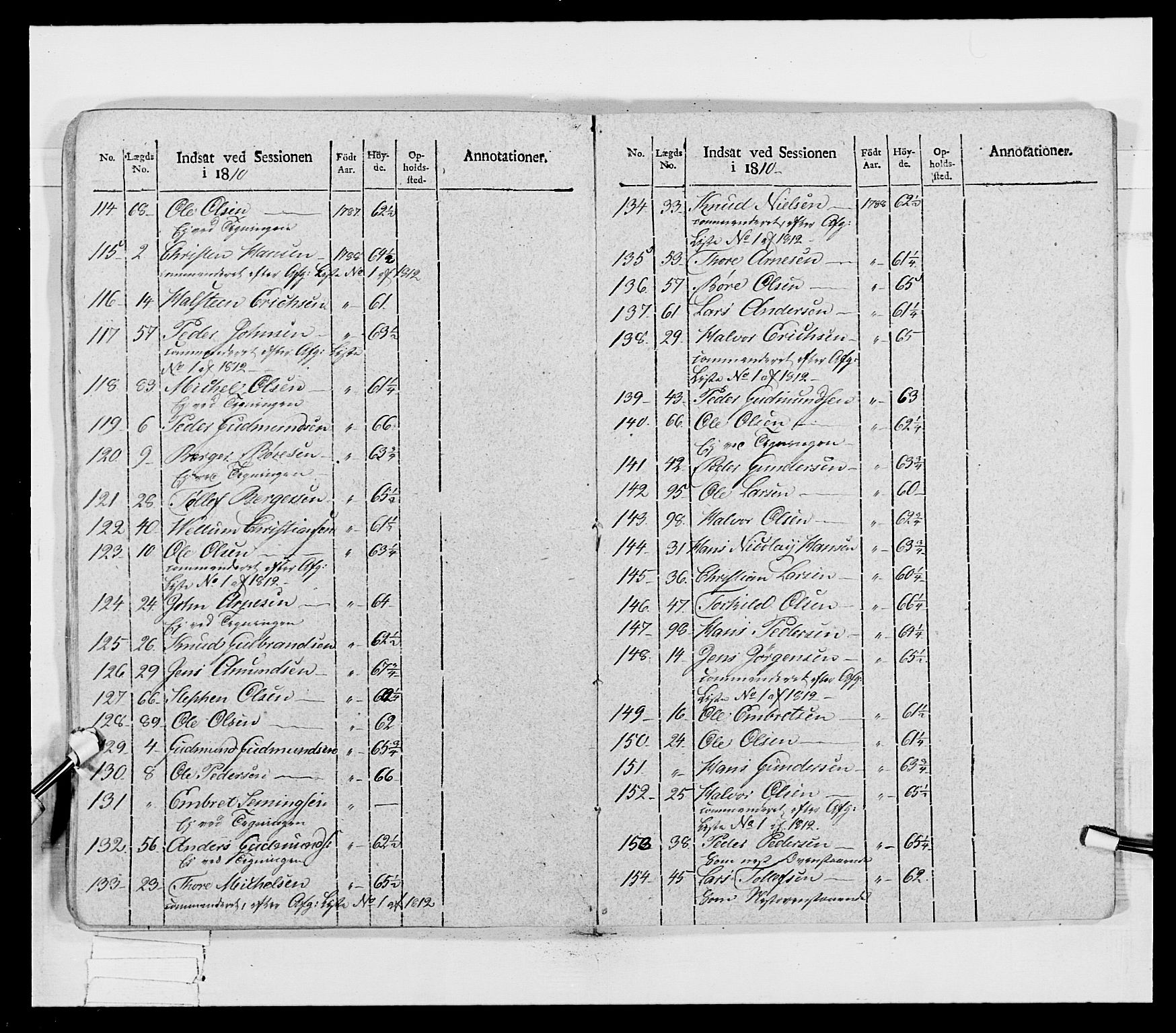 Generalitets- og kommissariatskollegiet, Det kongelige norske kommissariatskollegium, AV/RA-EA-5420/E/Eh/L0027: Skiløperkompaniene, 1812-1832, p. 113