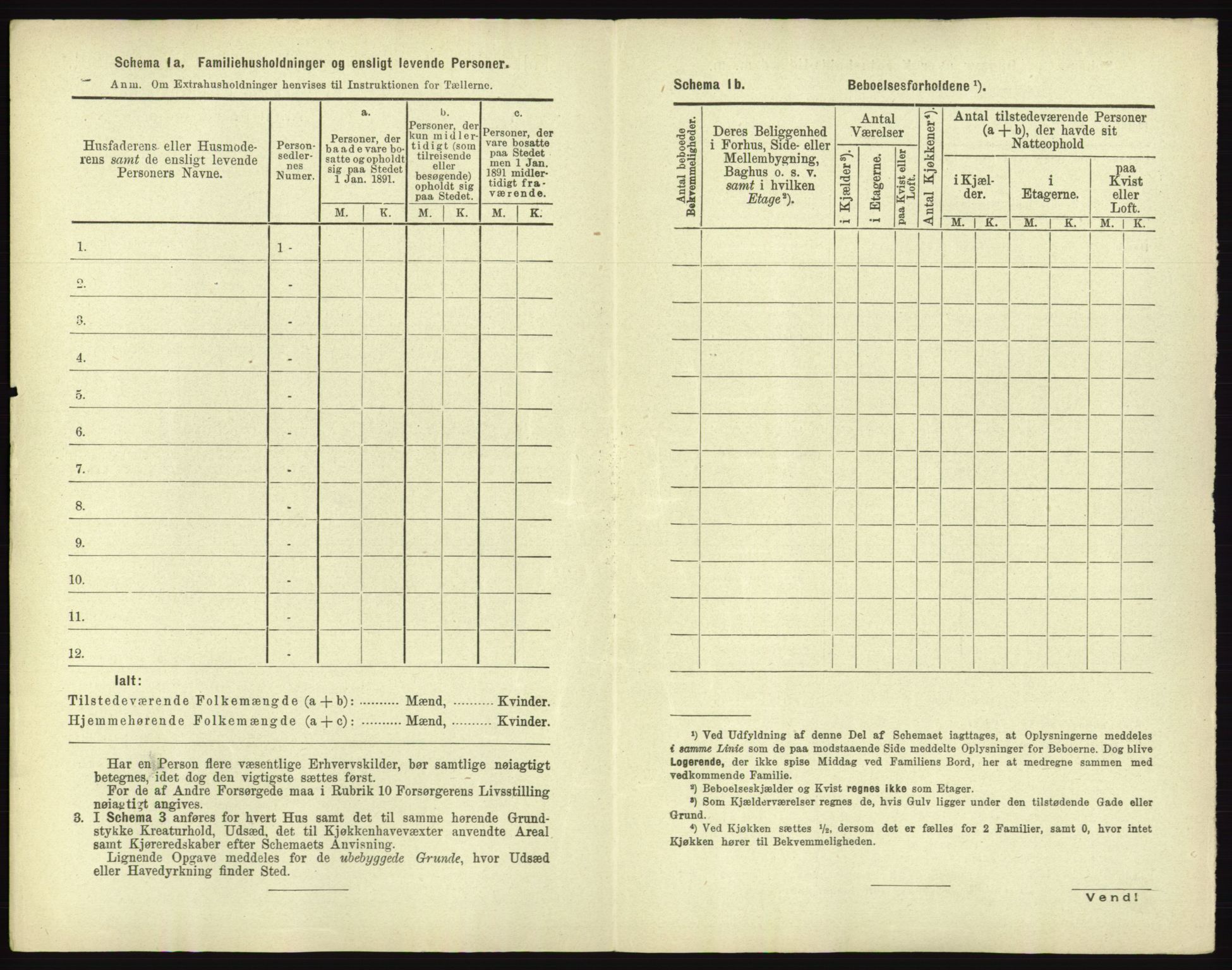 RA, 1891 census for 0101 Fredrikshald, 1891, p. 1039