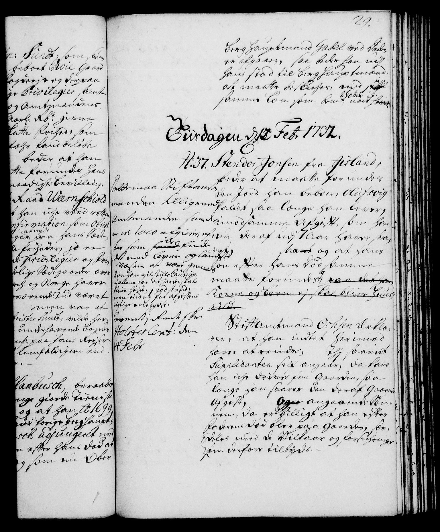 Rentekammeret, Kammerkanselliet, RA/EA-3111/G/Gh/Gha/L0014: Norsk ekstraktmemorialprotokoll. Merket RK 53.59, 1731-1732, p. 29