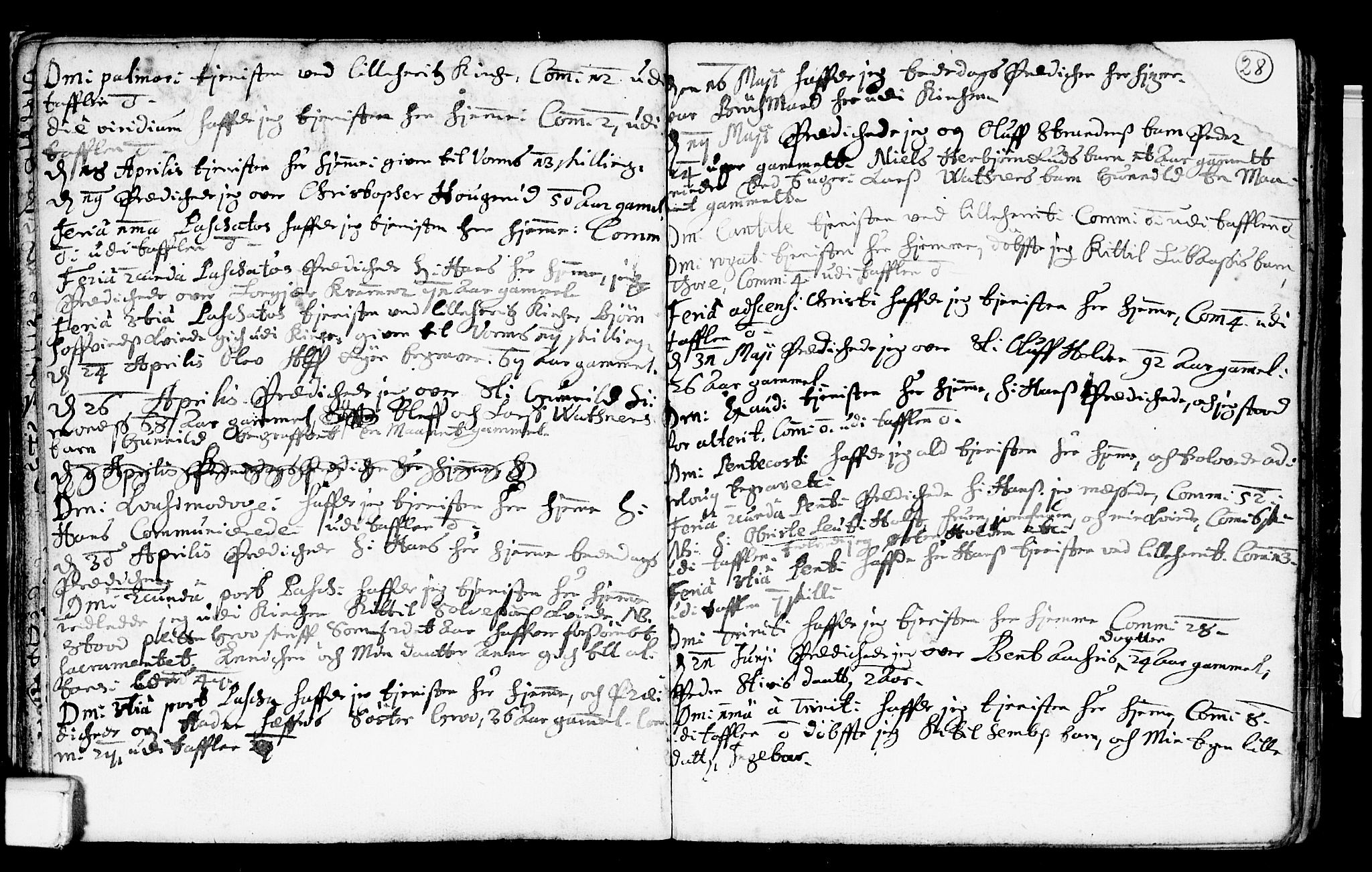 Heddal kirkebøker, AV/SAKO-A-268/F/Fa/L0001: Parish register (official) no. I 1, 1648-1699, p. 28