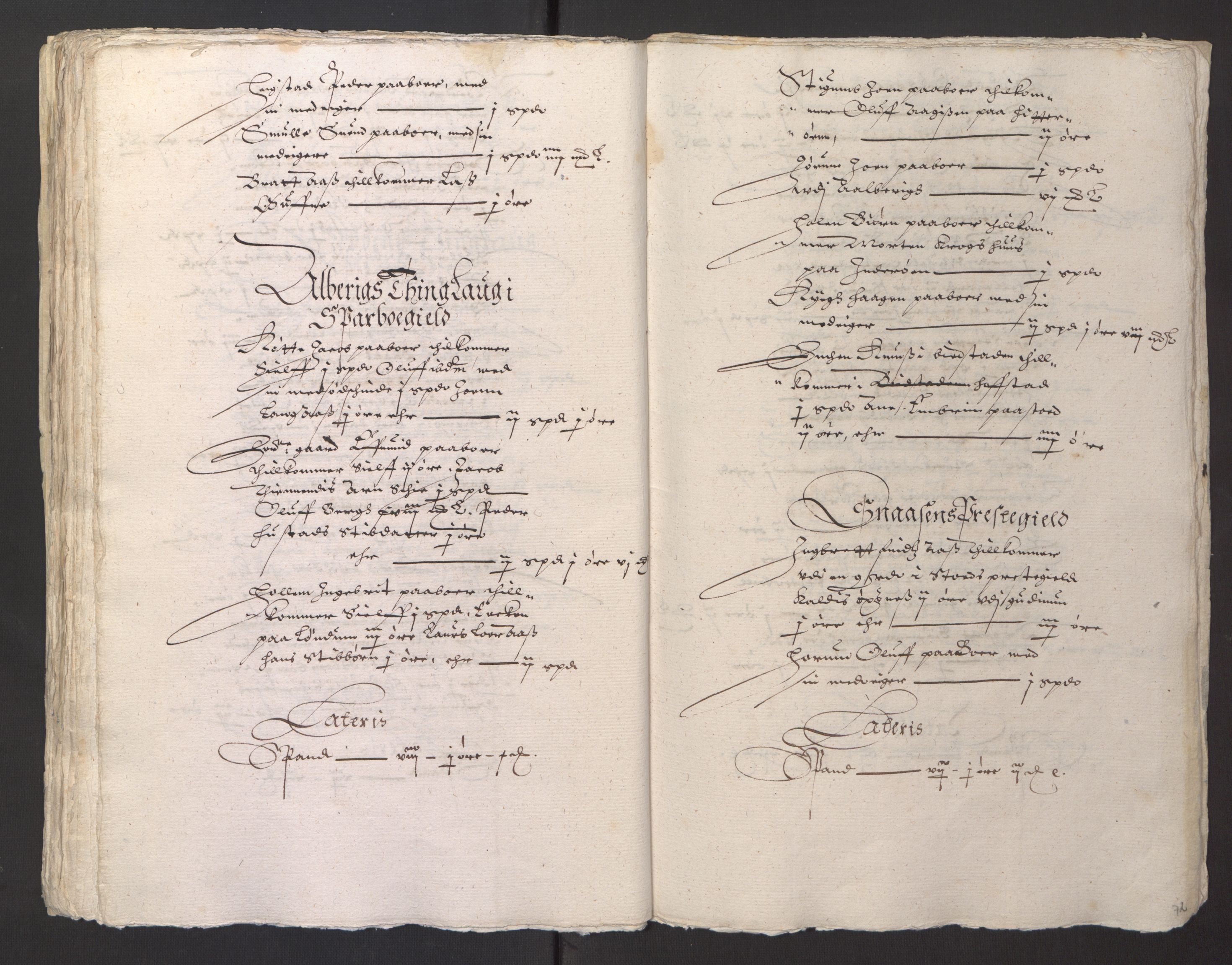 Stattholderembetet 1572-1771, AV/RA-EA-2870/Ek/L0013/0001: Jordebøker til utlikning av rosstjeneste 1624-1626: / Odelsjordebøker for Trondheim len, 1624-1625, p. 75