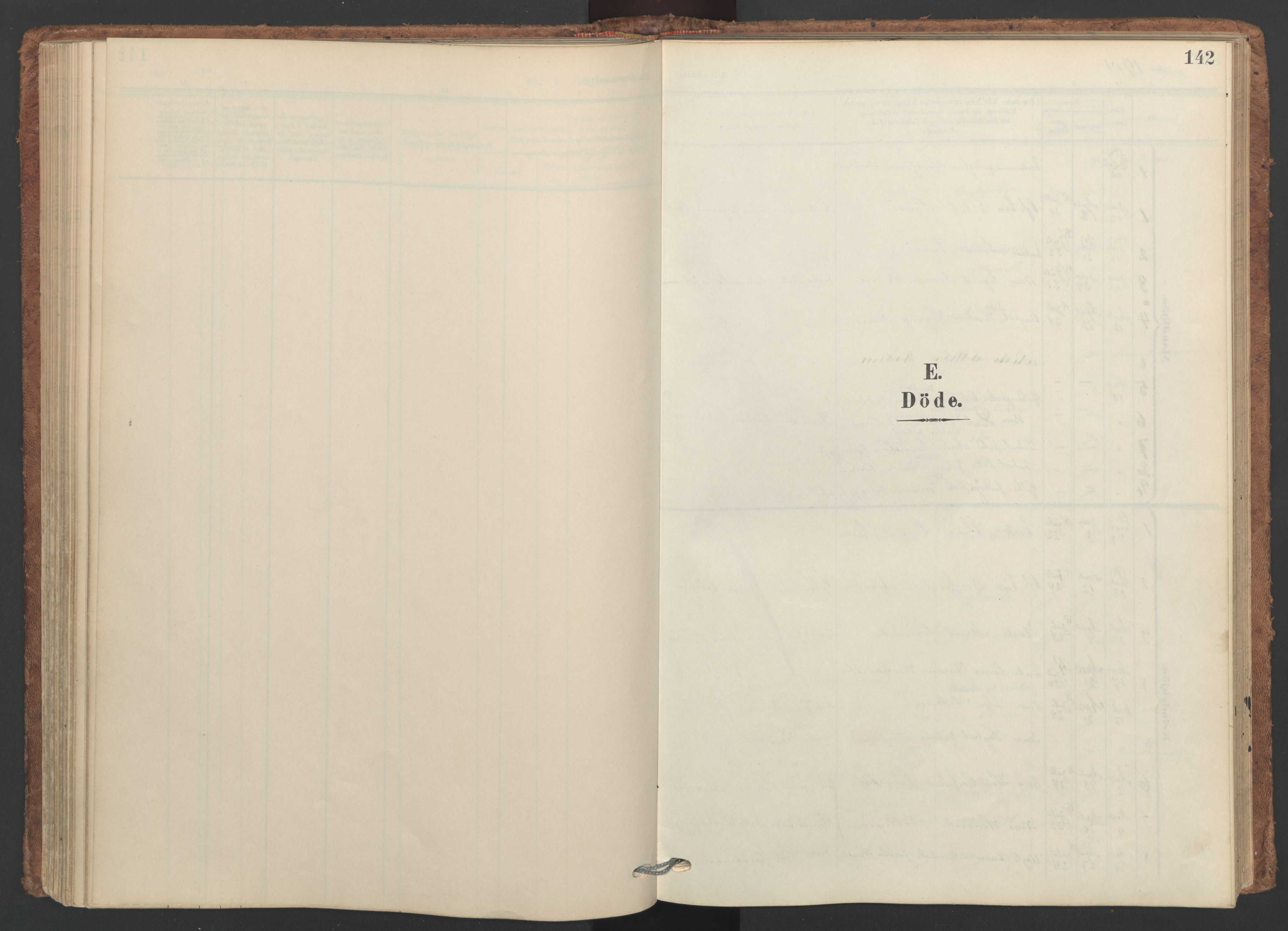 Ministerialprotokoller, klokkerbøker og fødselsregistre - Nordland, SAT/A-1459/893/L1339: Parish register (official) no. 893A11, 1904-1914, p. 142