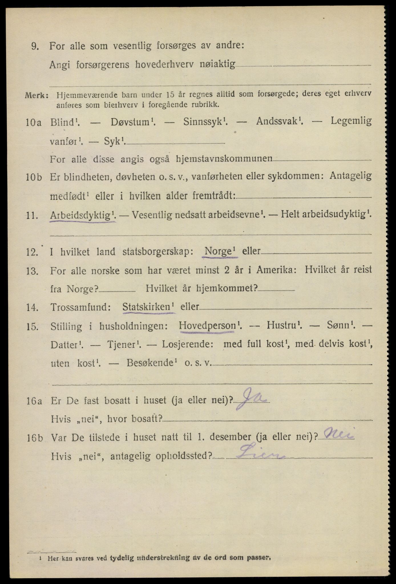 SAO, 1920 census for Asker, 1920, p. 11385