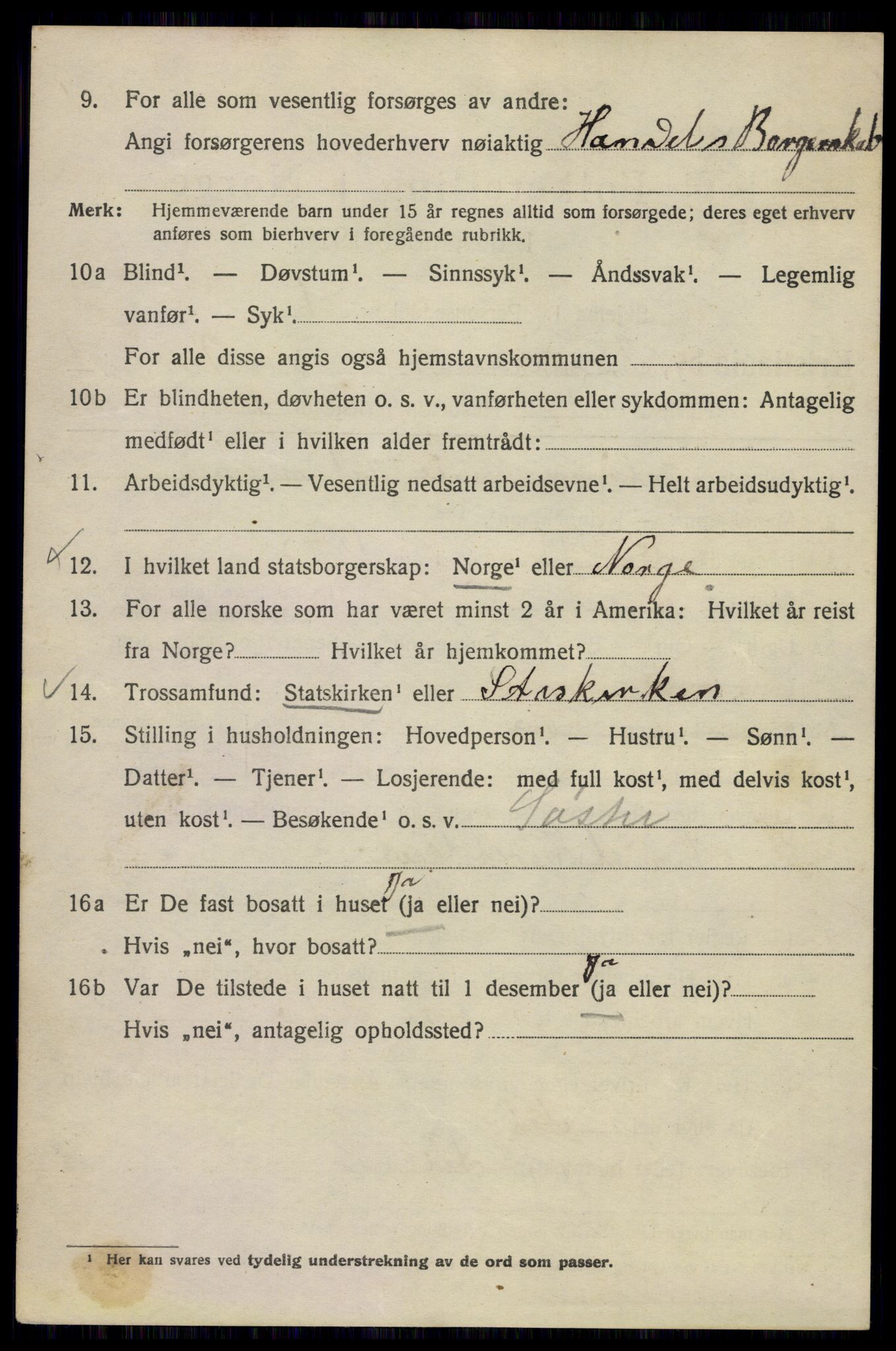 SAO, 1920 census for Kristiania, 1920, p. 352114