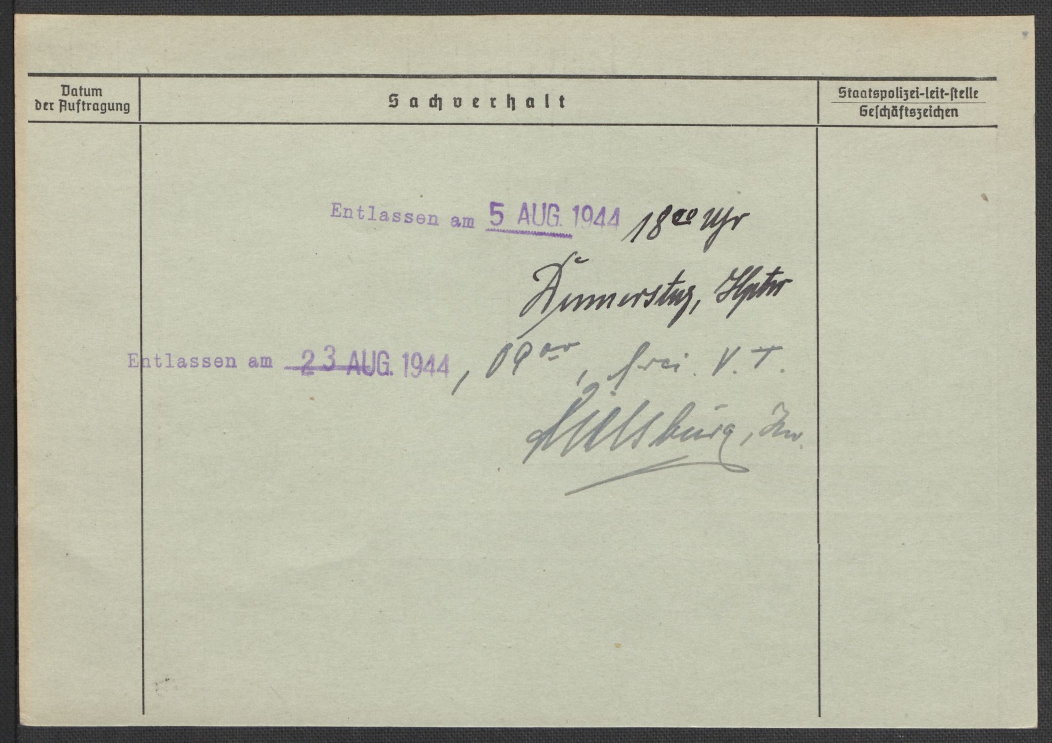 Befehlshaber der Sicherheitspolizei und des SD, AV/RA-RAFA-5969/E/Ea/Eaa/L0002: Register over norske fanger i Møllergata 19: Bj-Eng, 1940-1945, p. 1164